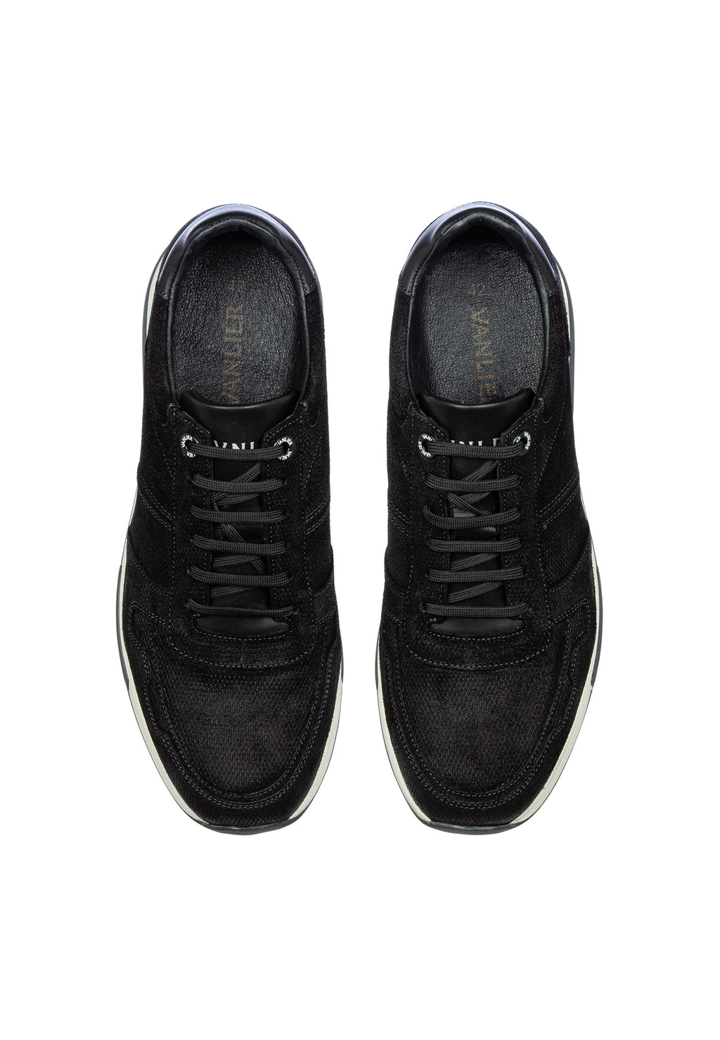 Black suede Positano sneaker