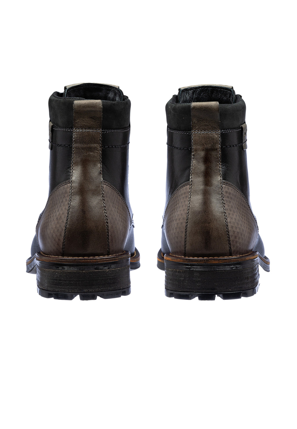 Zwart gladleren Fritz boot