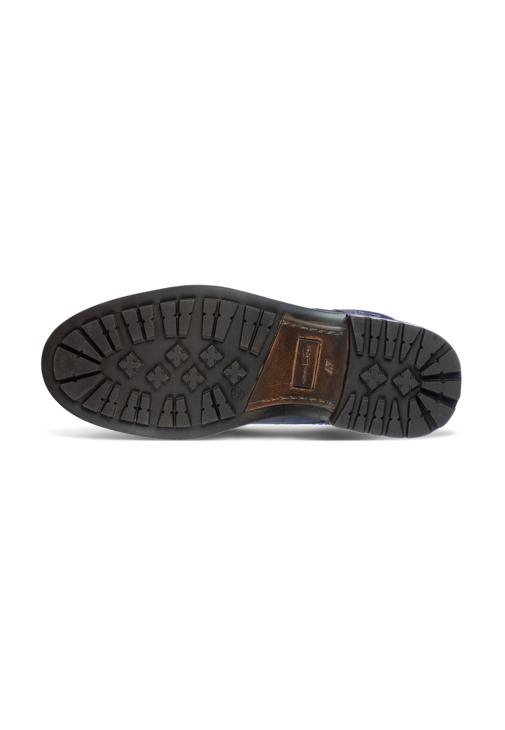 Blauw nubuck fritz boot