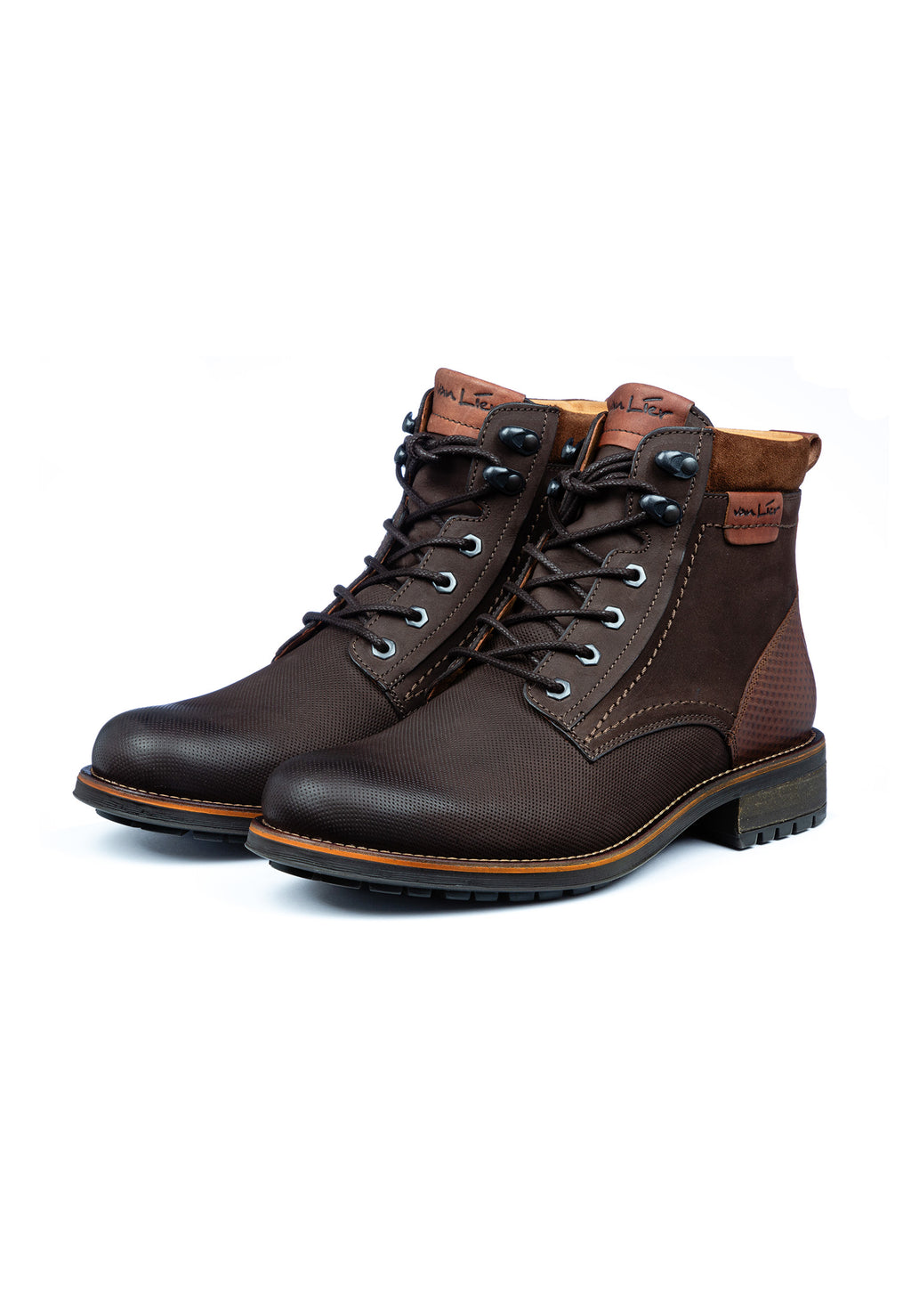 Testa di Moro bruin nubuck Fritz boot