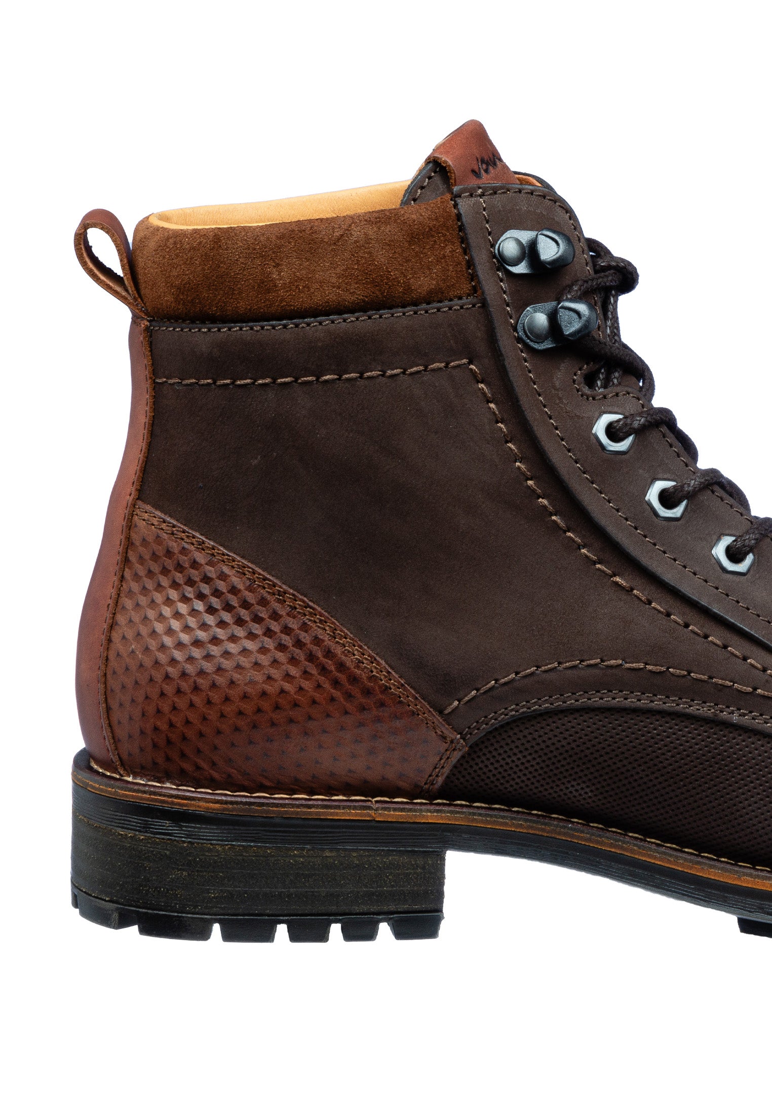 Testa di Moro bruin nubuck Fritz boot