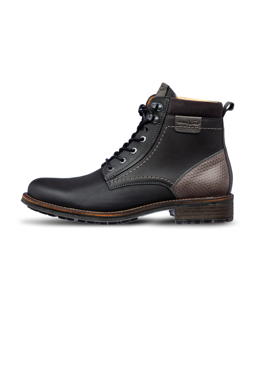 Antraciet grijs nubuck Fritz boot