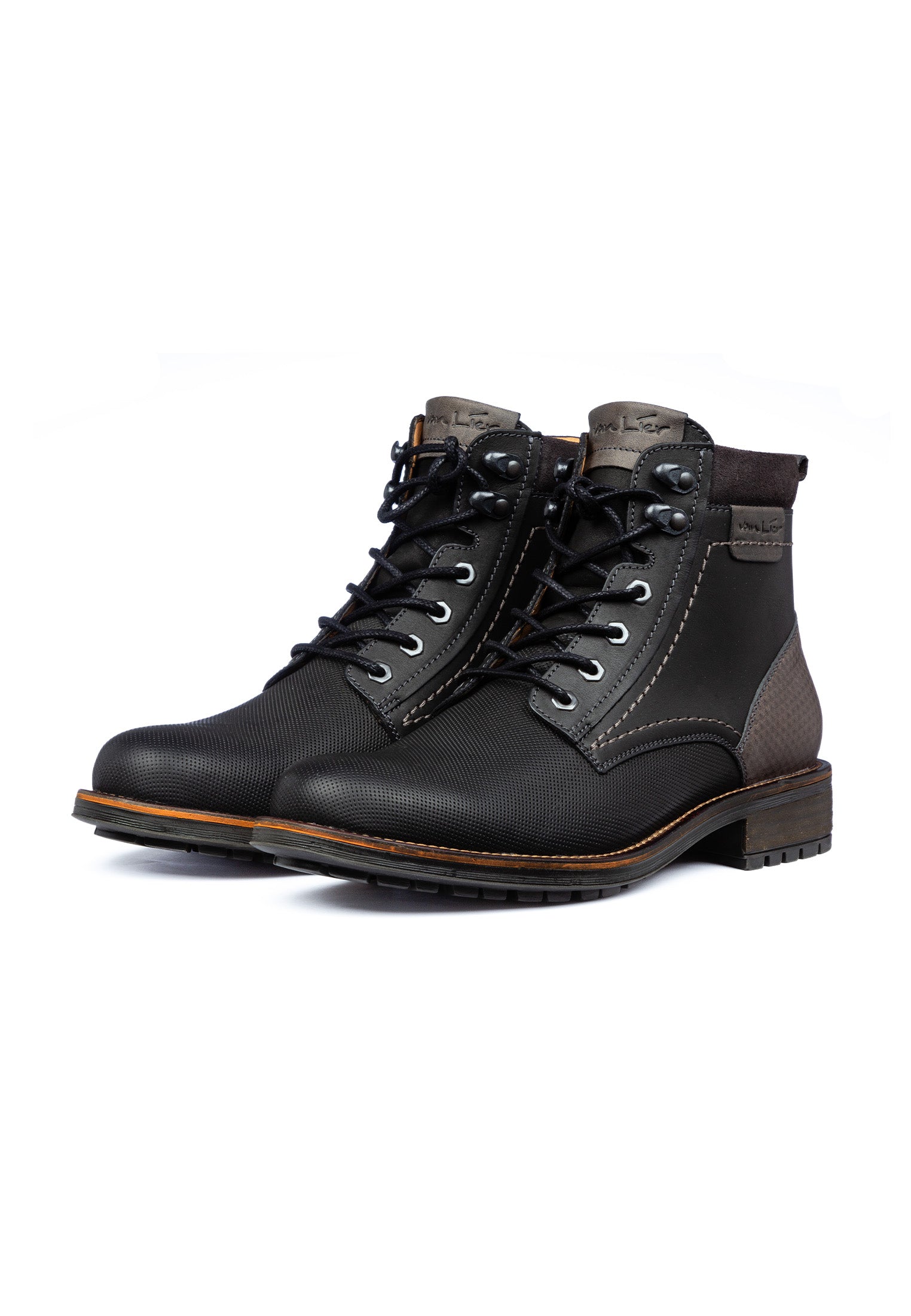 Antraciet grijs nubuck Fritz boot