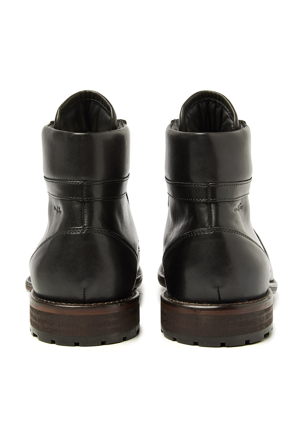 Zwart gladleren Henry boot