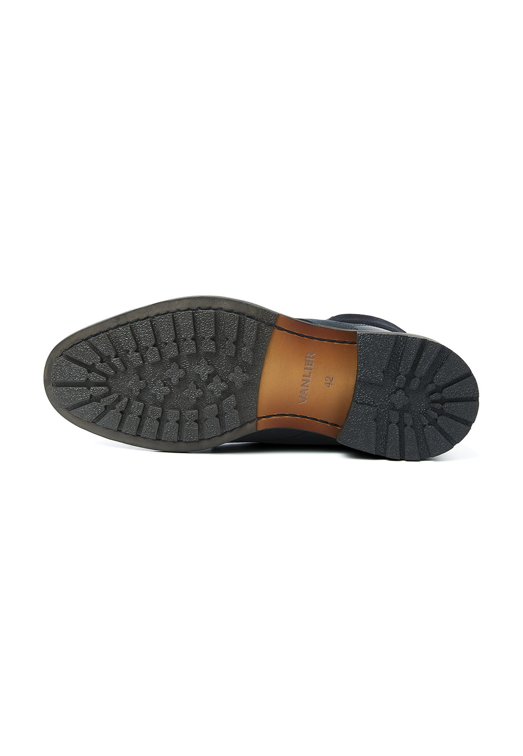 Navy nubuck Henry boot