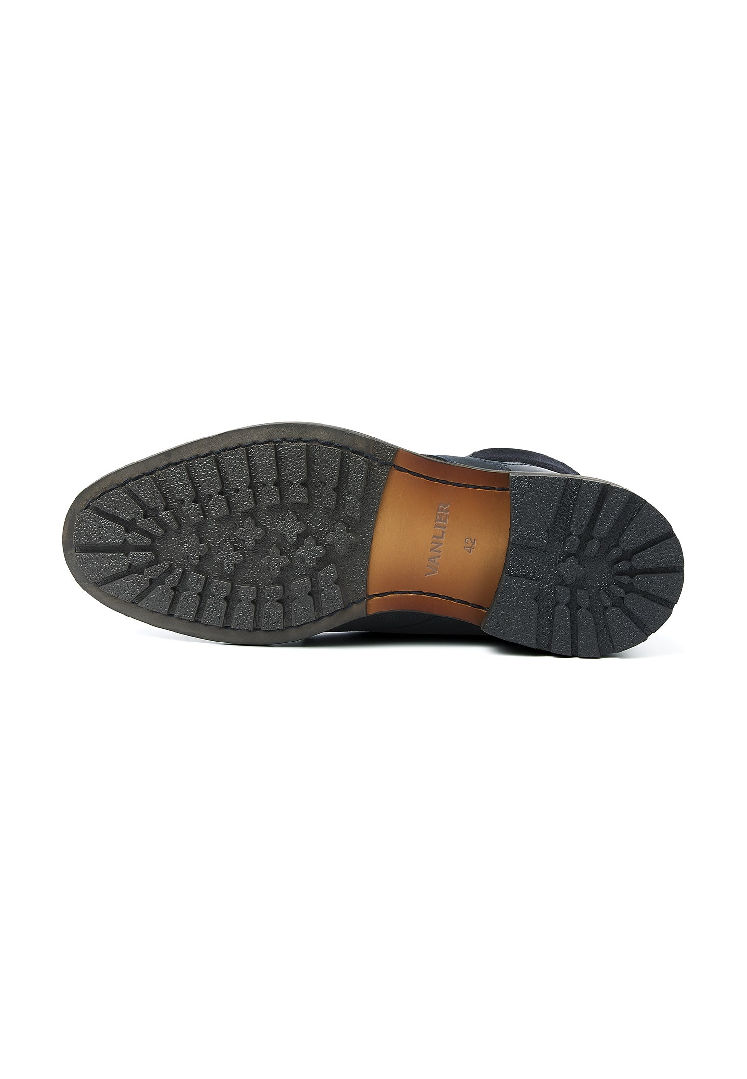 Navy nubuck Henry boot