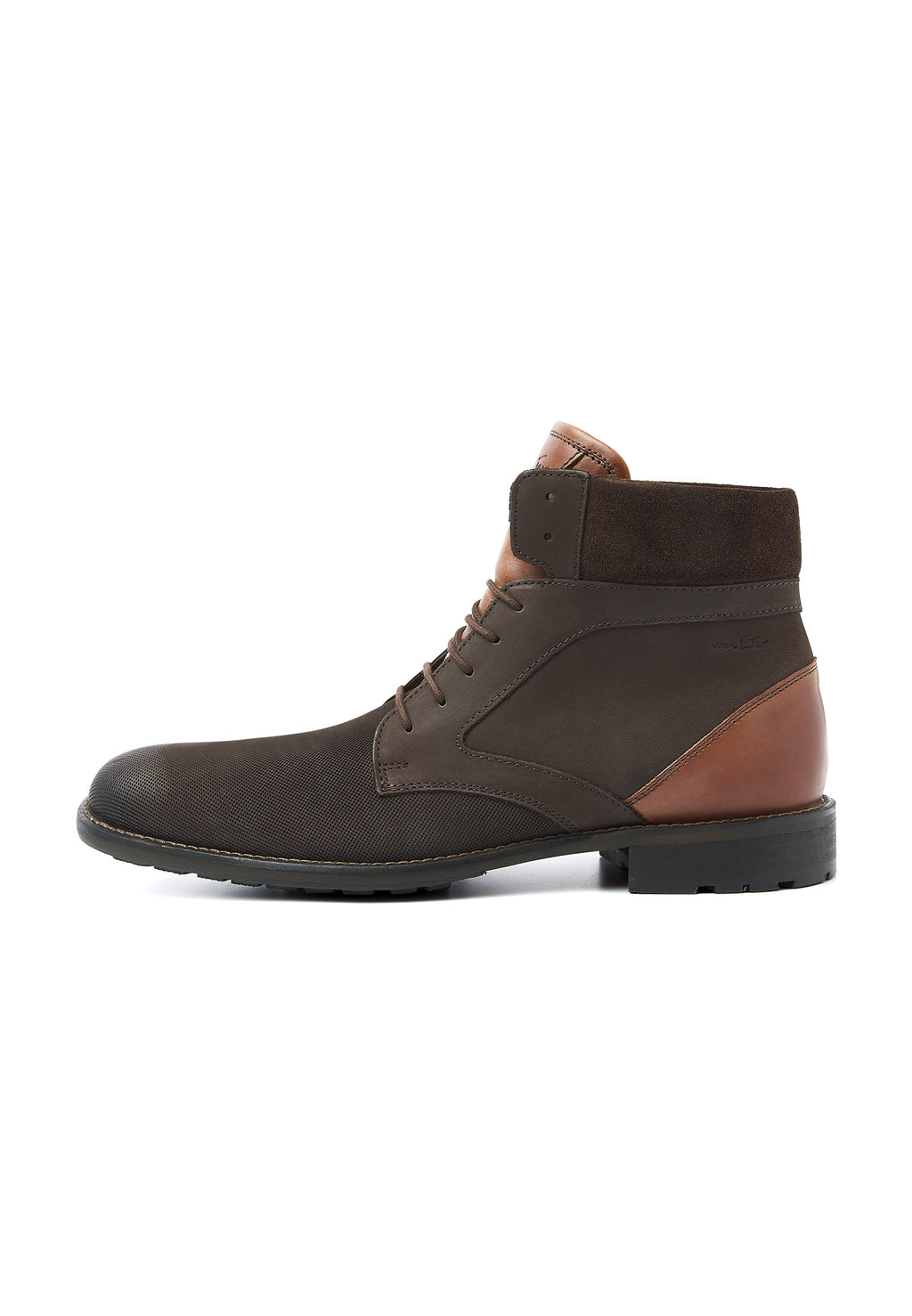 Testa di moro bruin nubuck Henry boot