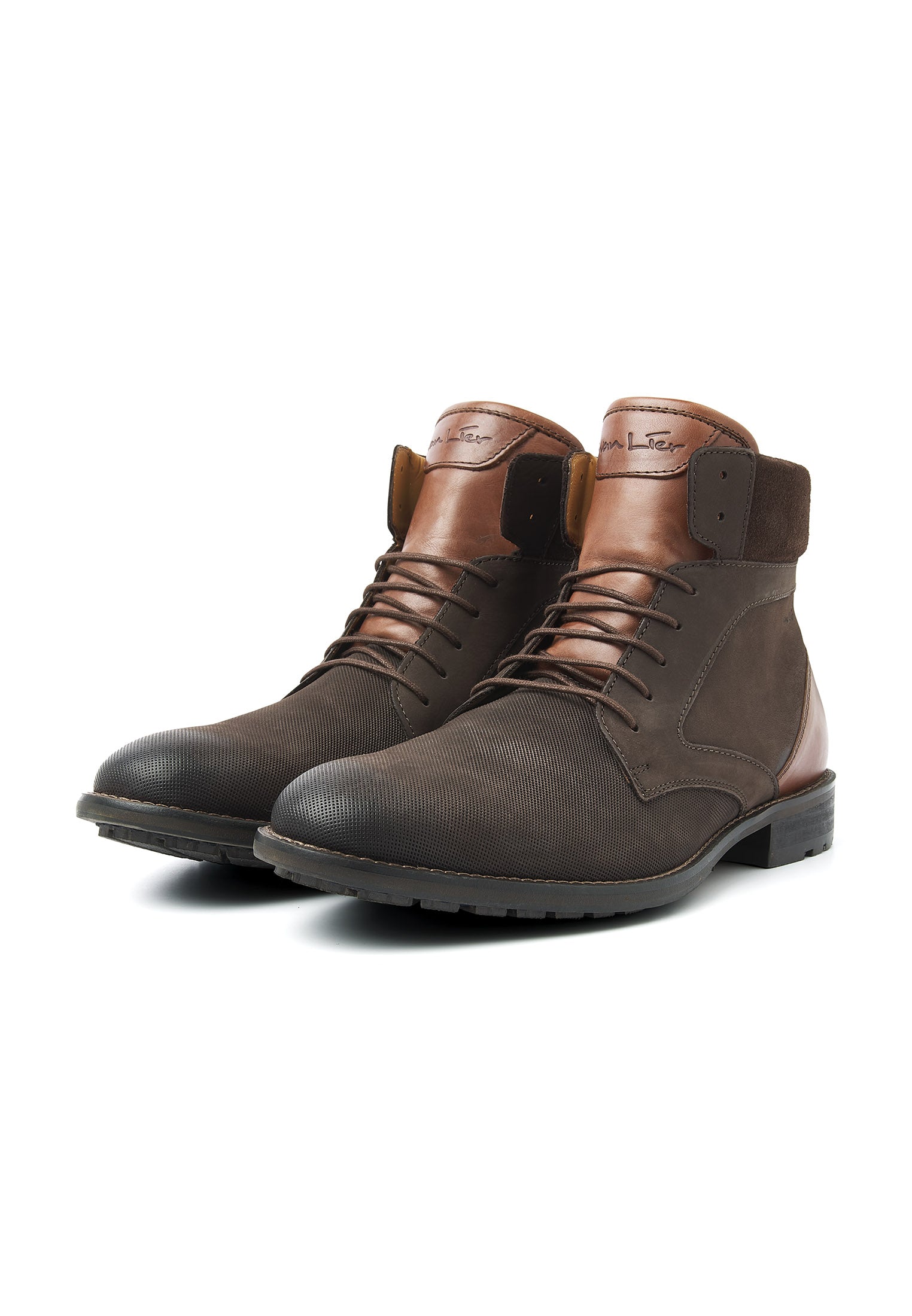 Testa di moro bruin nubuck Henry boot