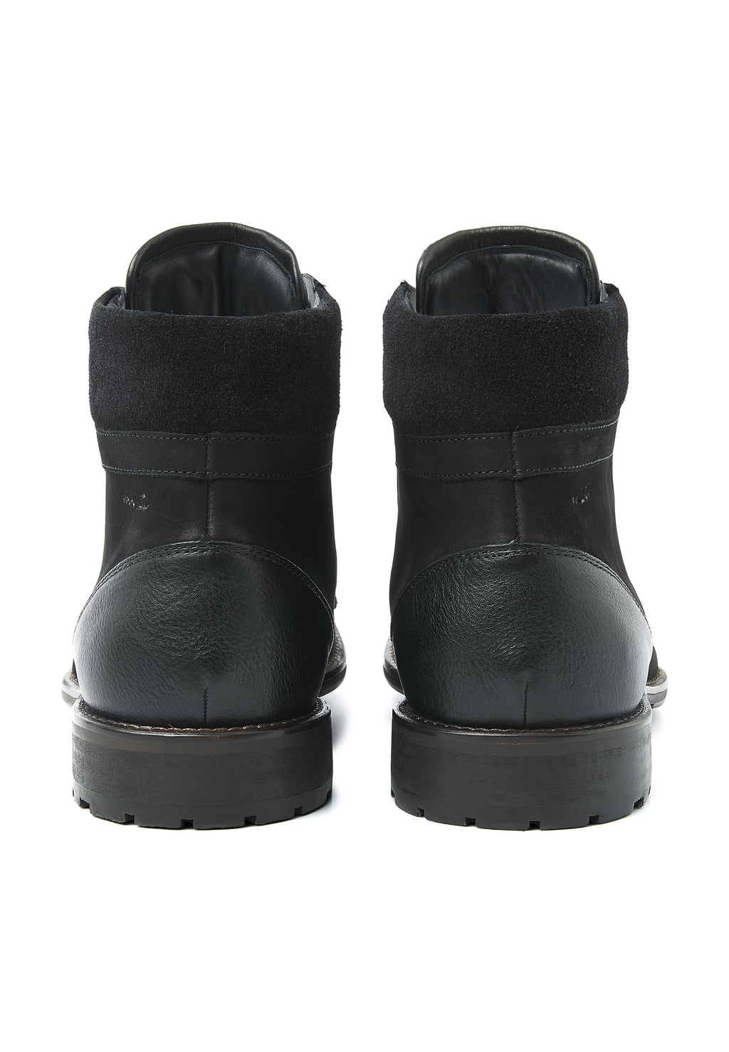 Zwart nubuck Henry boot