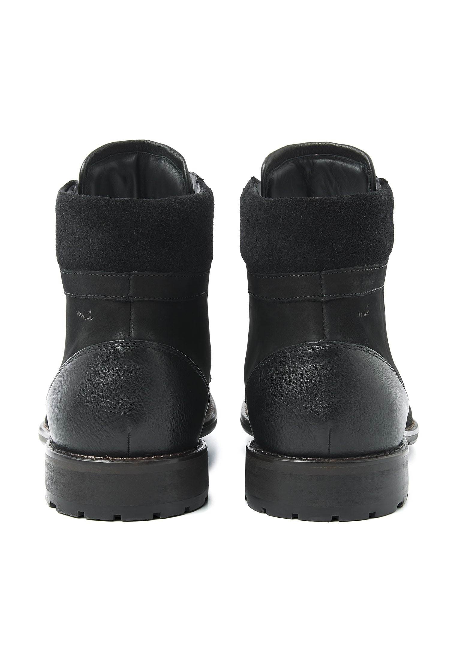 Zwart nubuck Henry boot