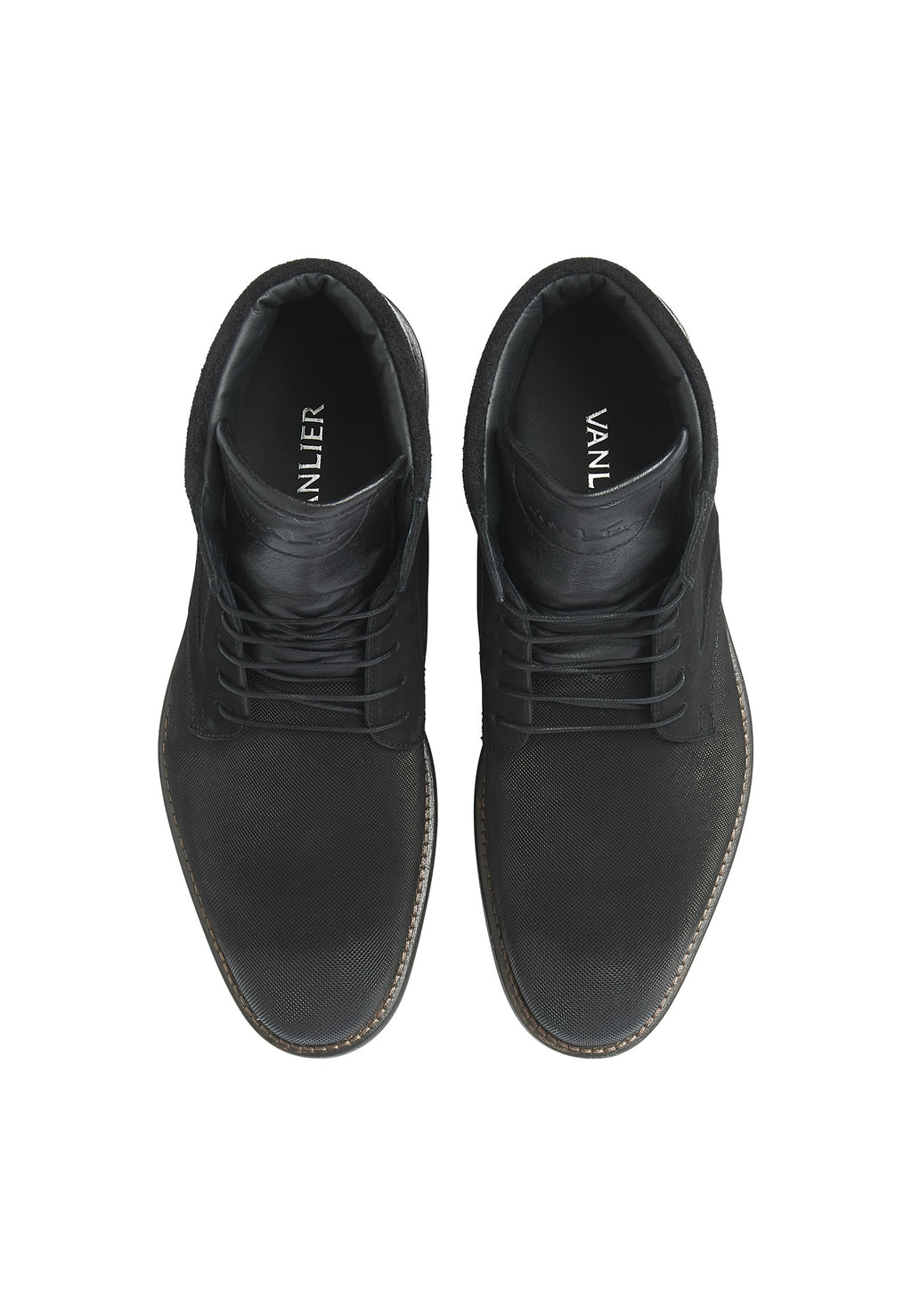 Zwart nubuck Henry boot