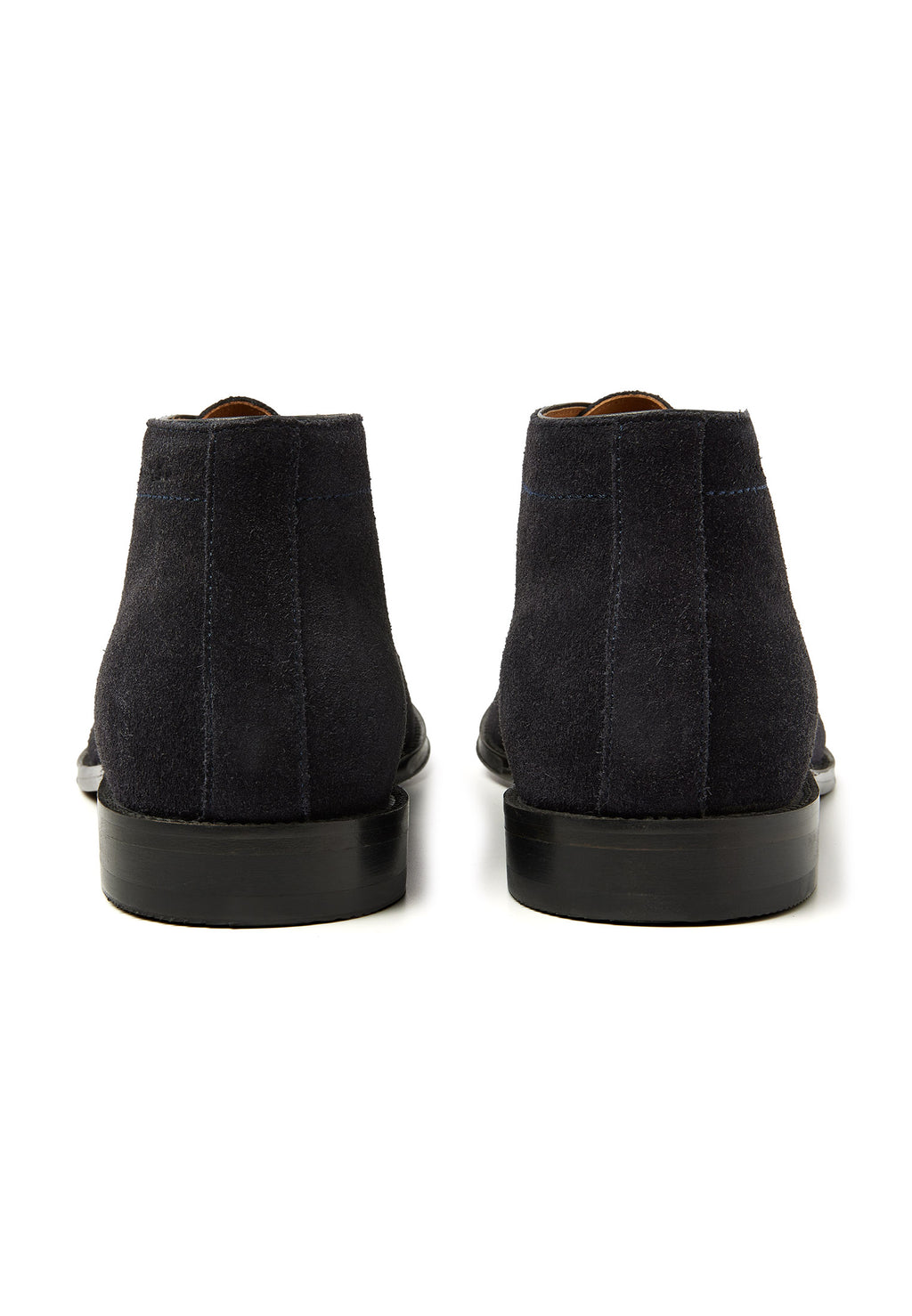 Navy suède Madison halfhoge veterschoen