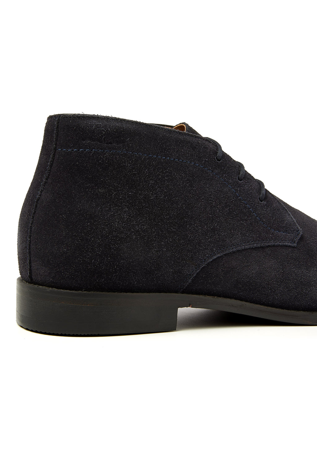 Navy suède Madison halfhoge veterschoen