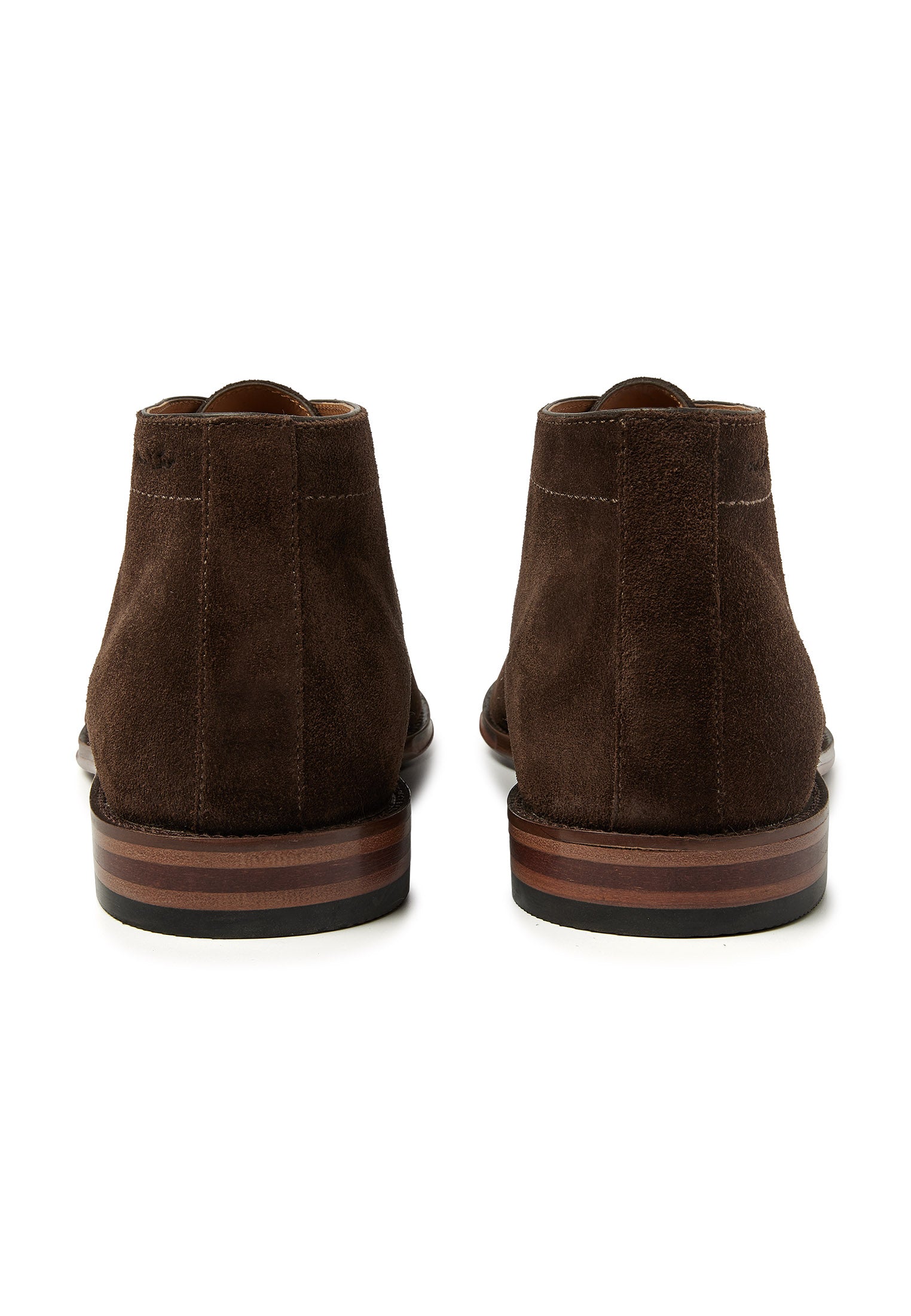 Bruin suède Madison halfhoge veterschoen