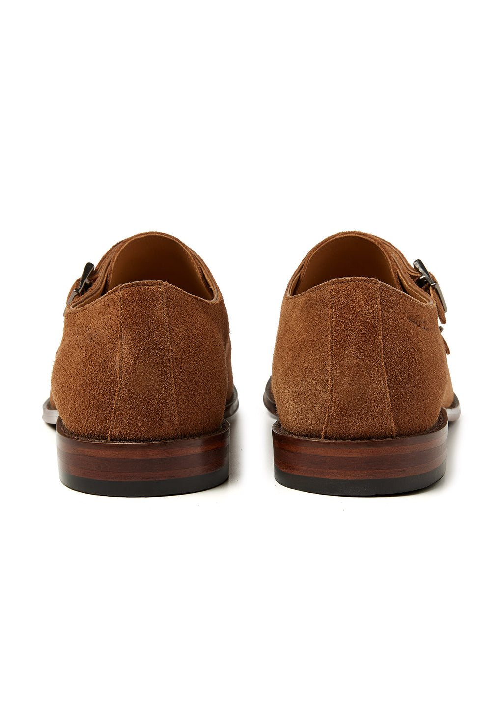 Cognac suède Madison gespschoen