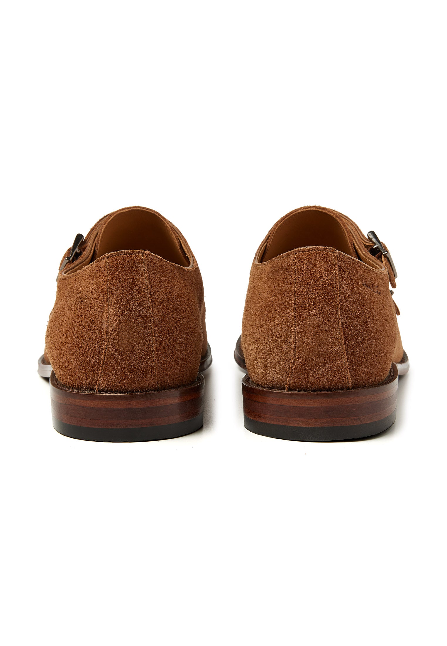 Cognac suède Madison gespschoen