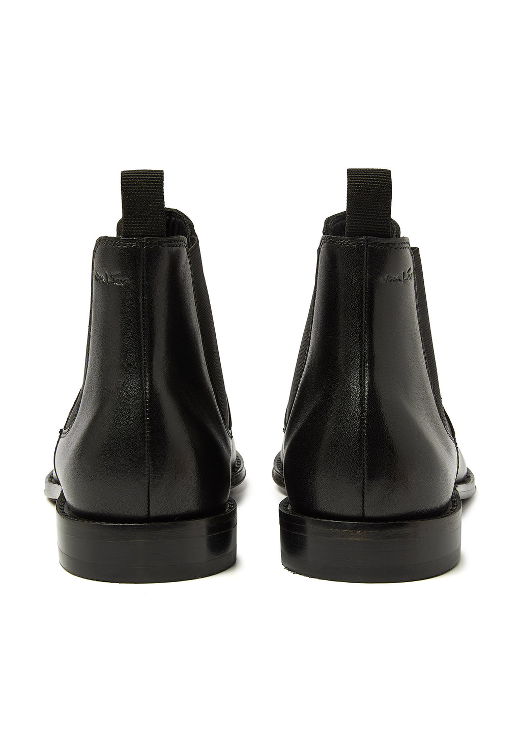 Zwart gladleren Madison chelsea boot