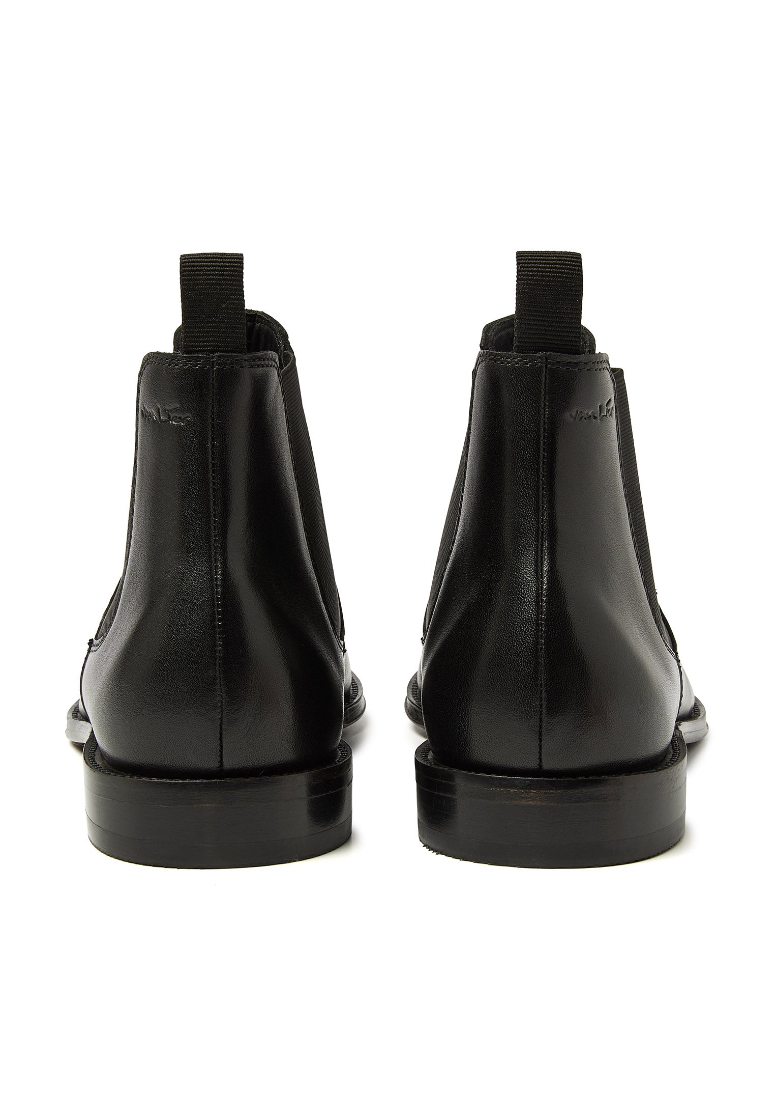 Zwart gladleren Madison chelsea boot