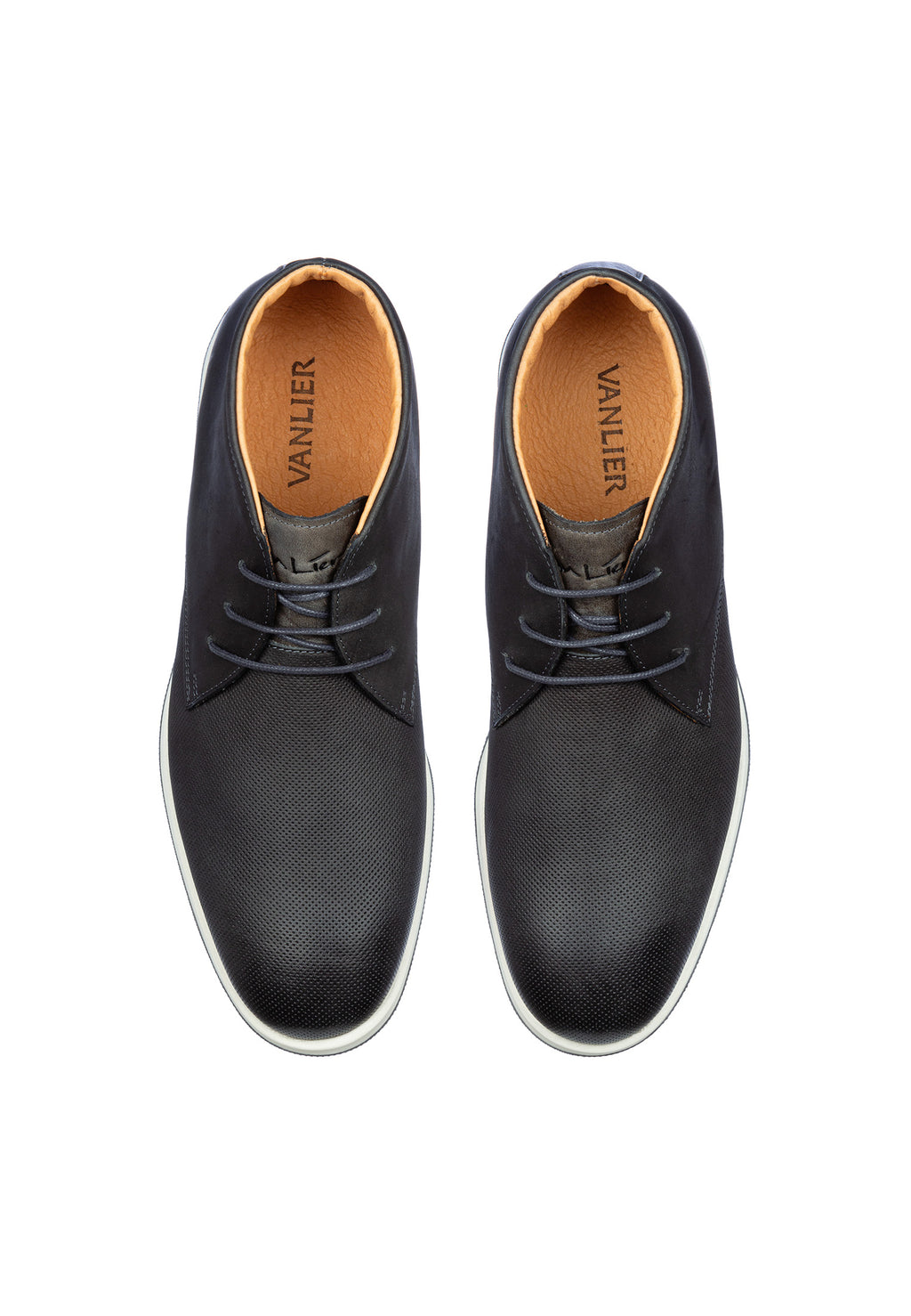 Antraciet grijs nubuck Ticino halfhoge veterschoen