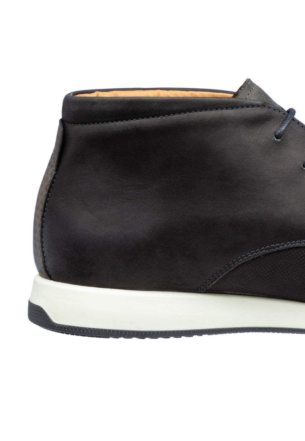 Antraciet grijs nubuck Ticino halfhoge veterschoen