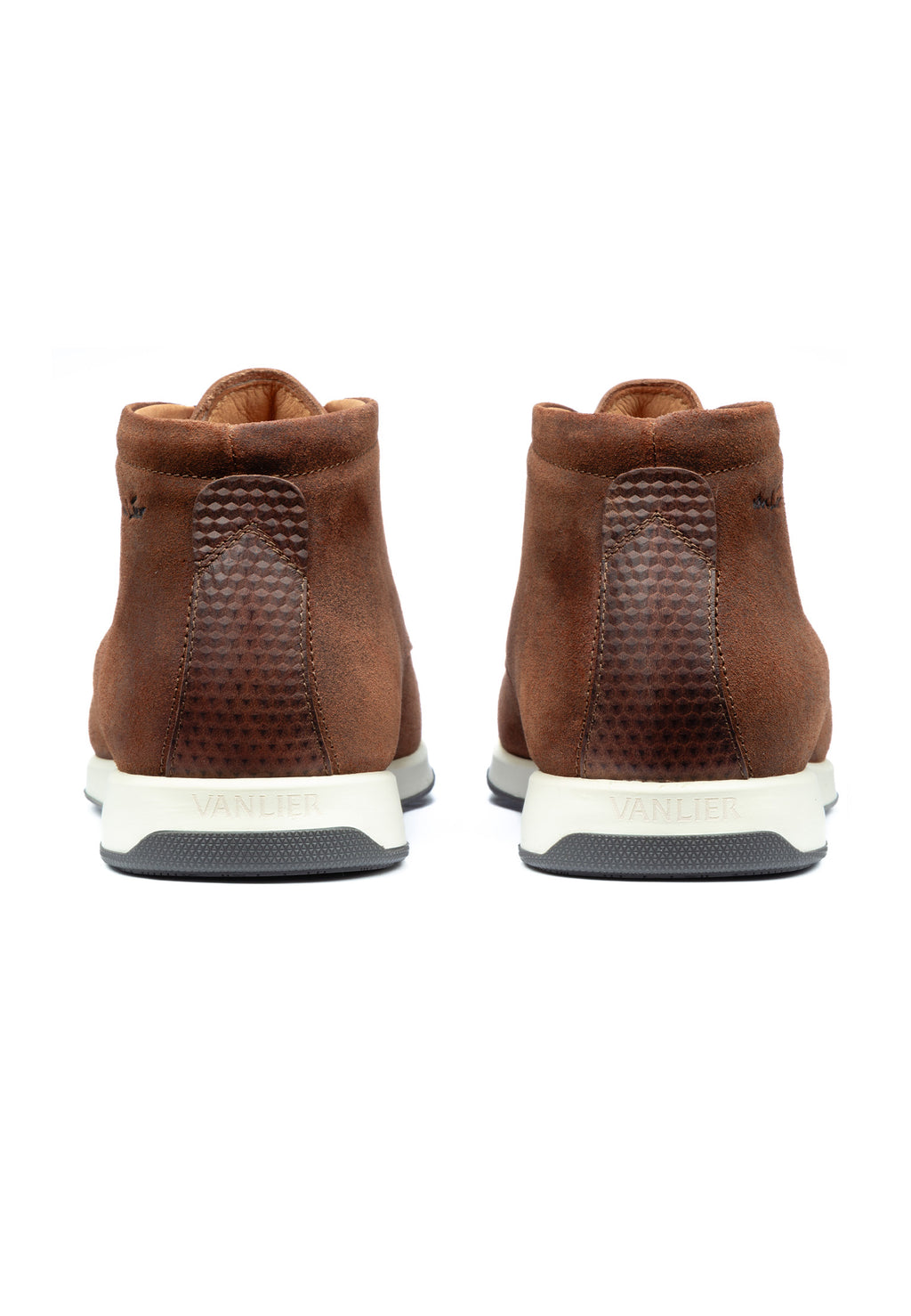 Roest cognac suède Ticino halfhoge veterschoen