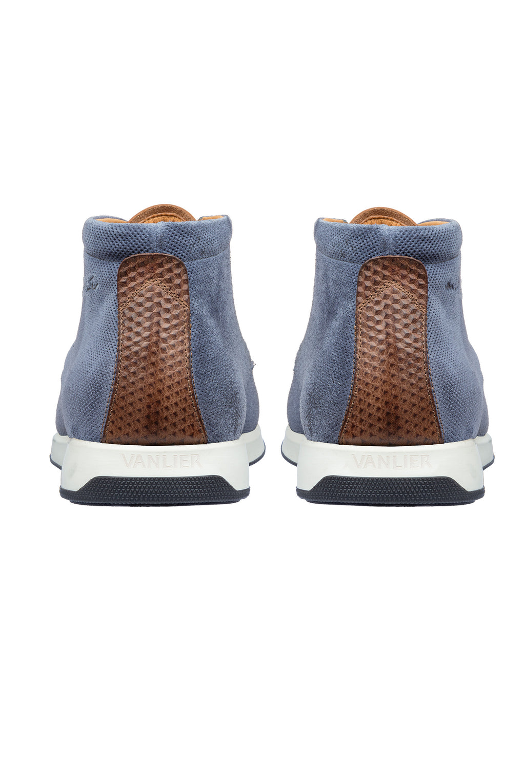 T-moro brown suede Ticino mid-top lace-up shoe