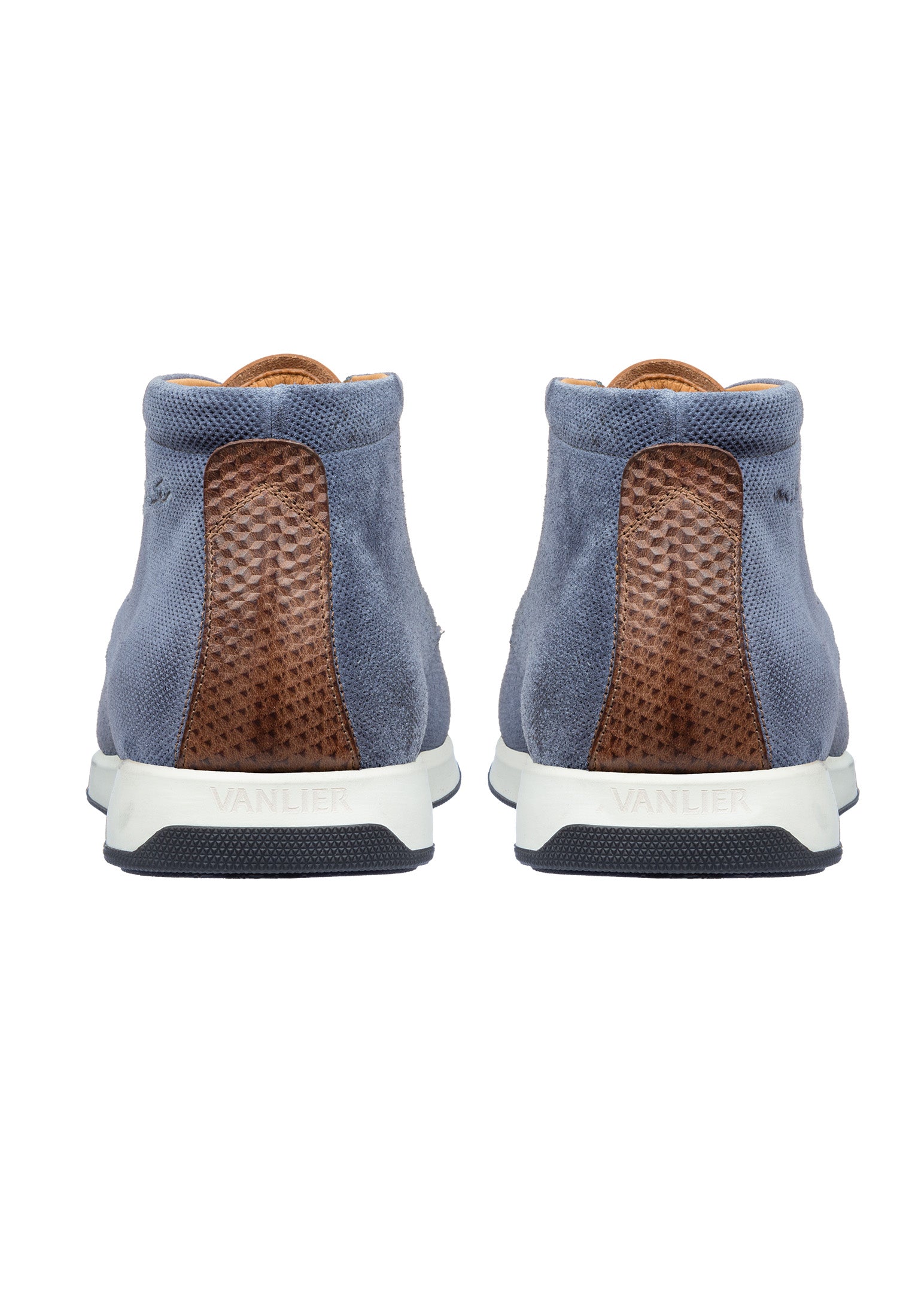 T-moro brown suede Ticino mid-top lace-up shoe