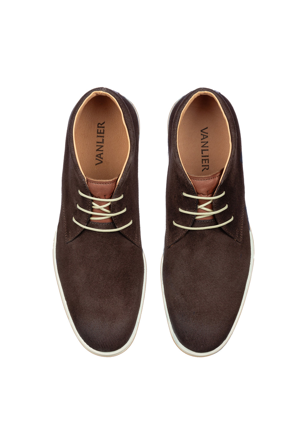 Bruin suède Ticino halfhoge veterschoen