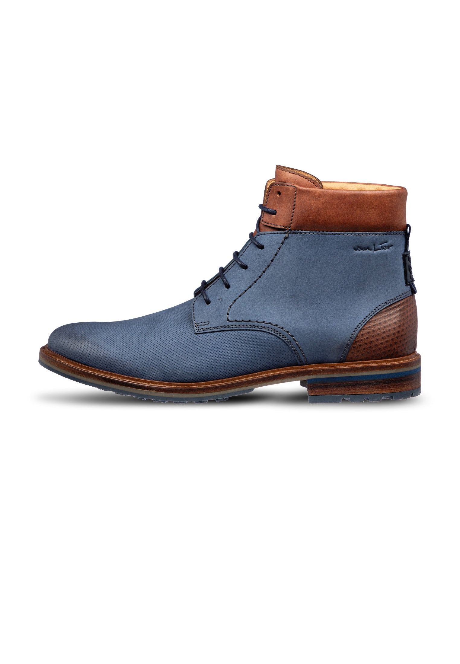 Blauw nubuck Monti boot