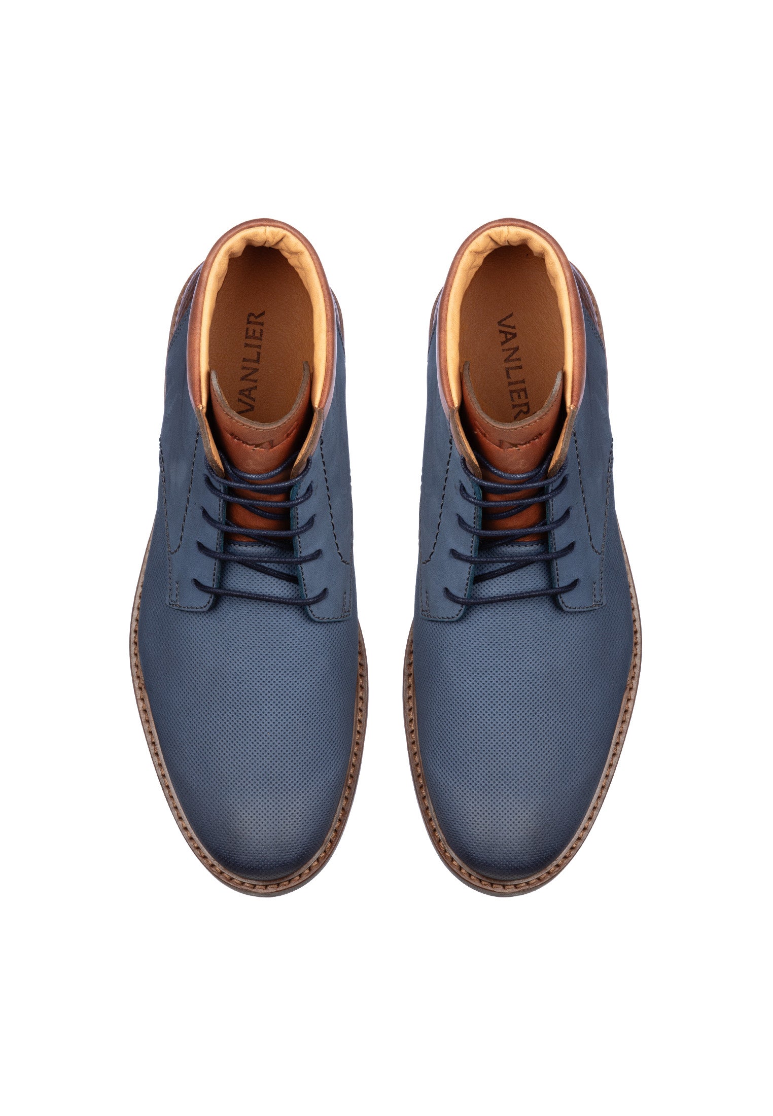 Blauw nubuck Monti boot