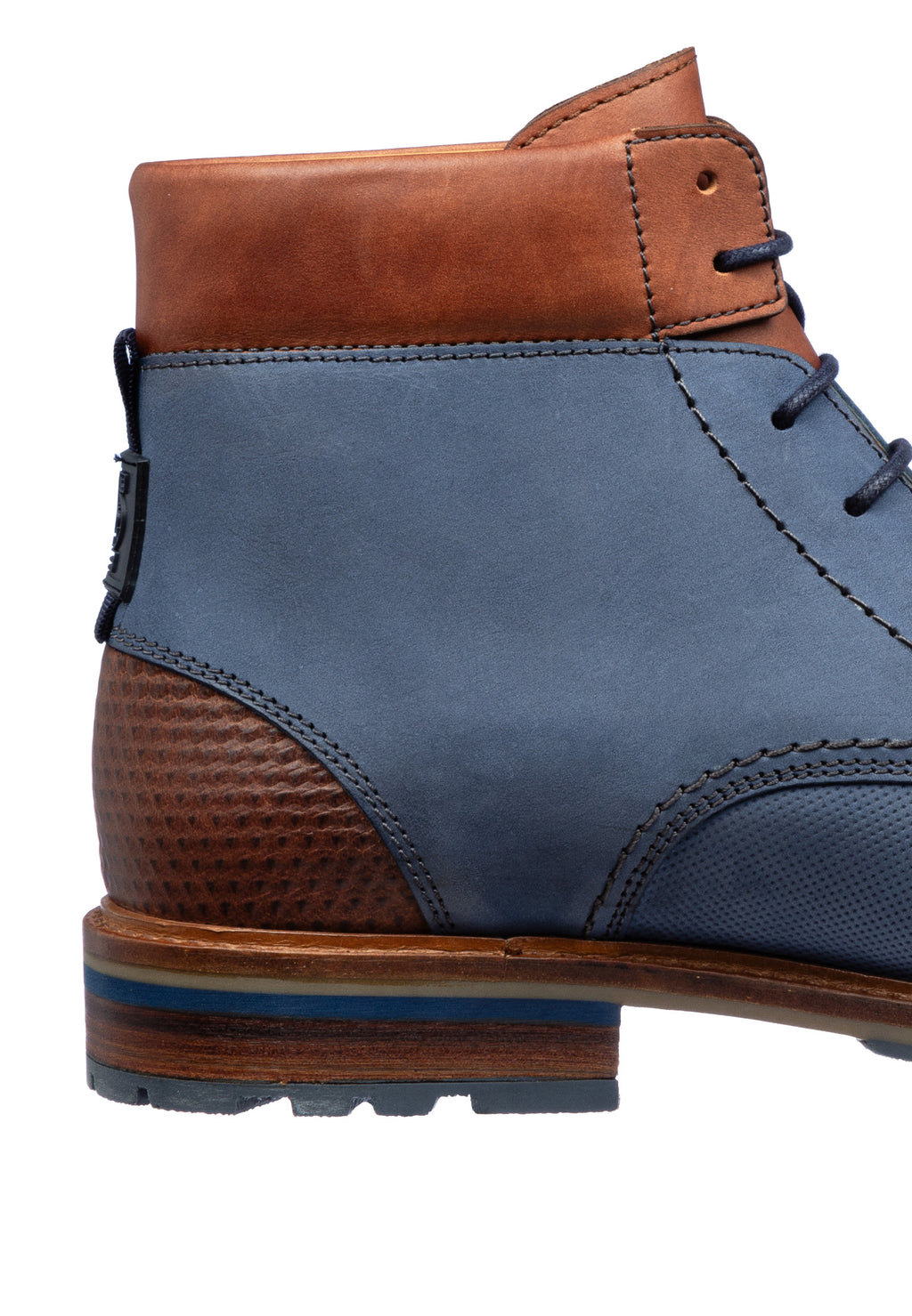 Blue Nubuck Monti boot