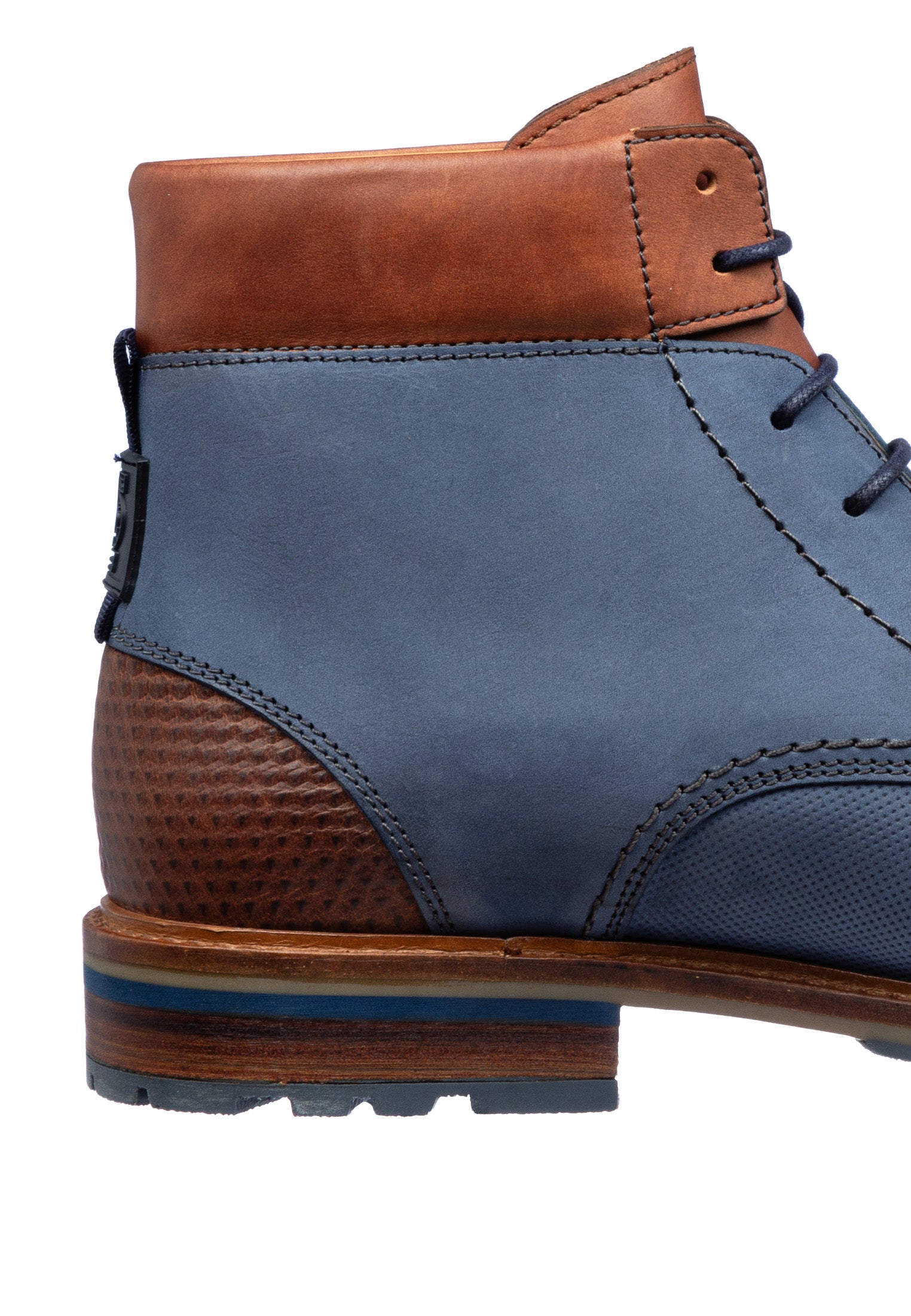 Blauw nubuck Monti boot