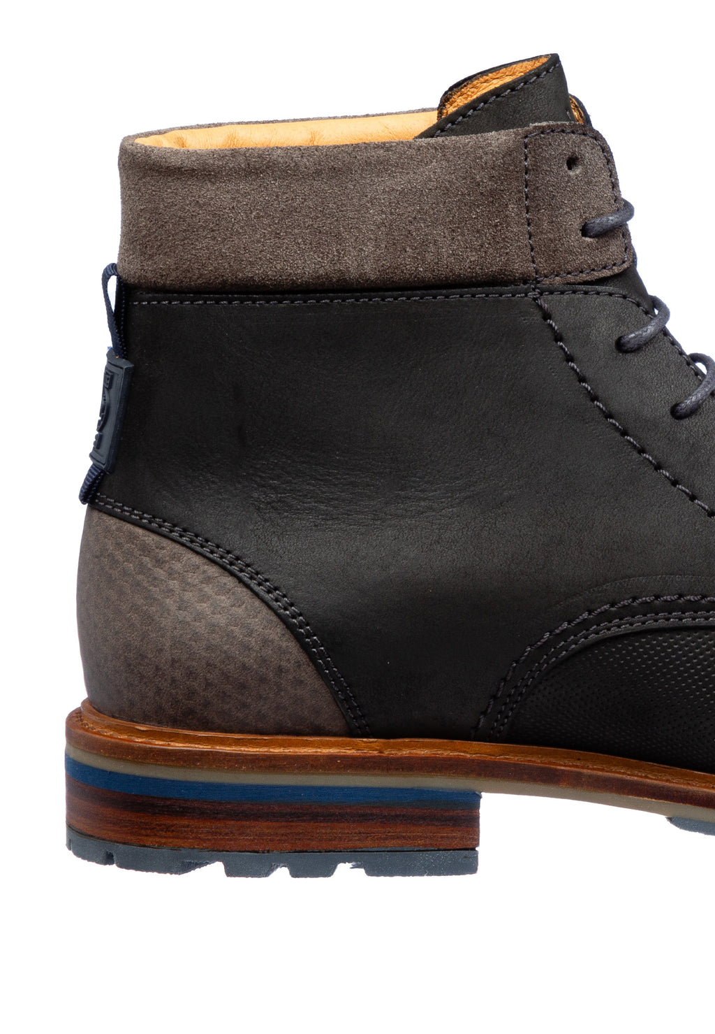 Bruin cognac gladleren Monti boot