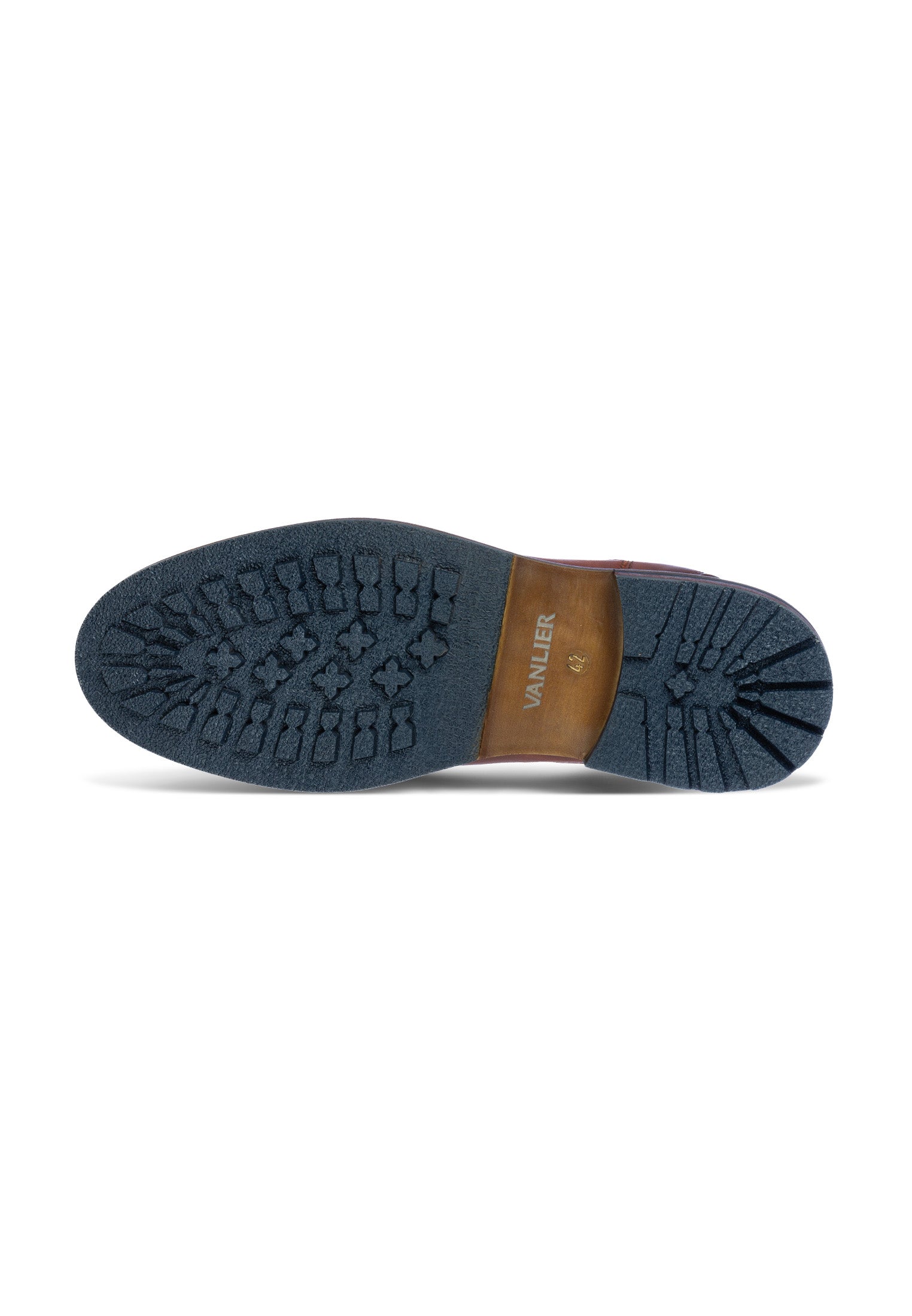 Licht cognac gladleren Monti chelsea boot