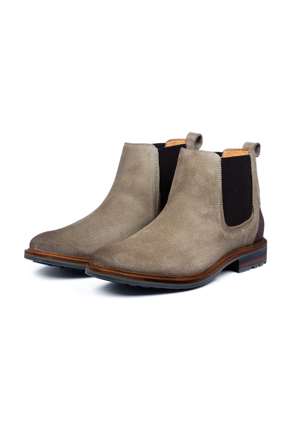 Taupe Suède Monti chelsea boot