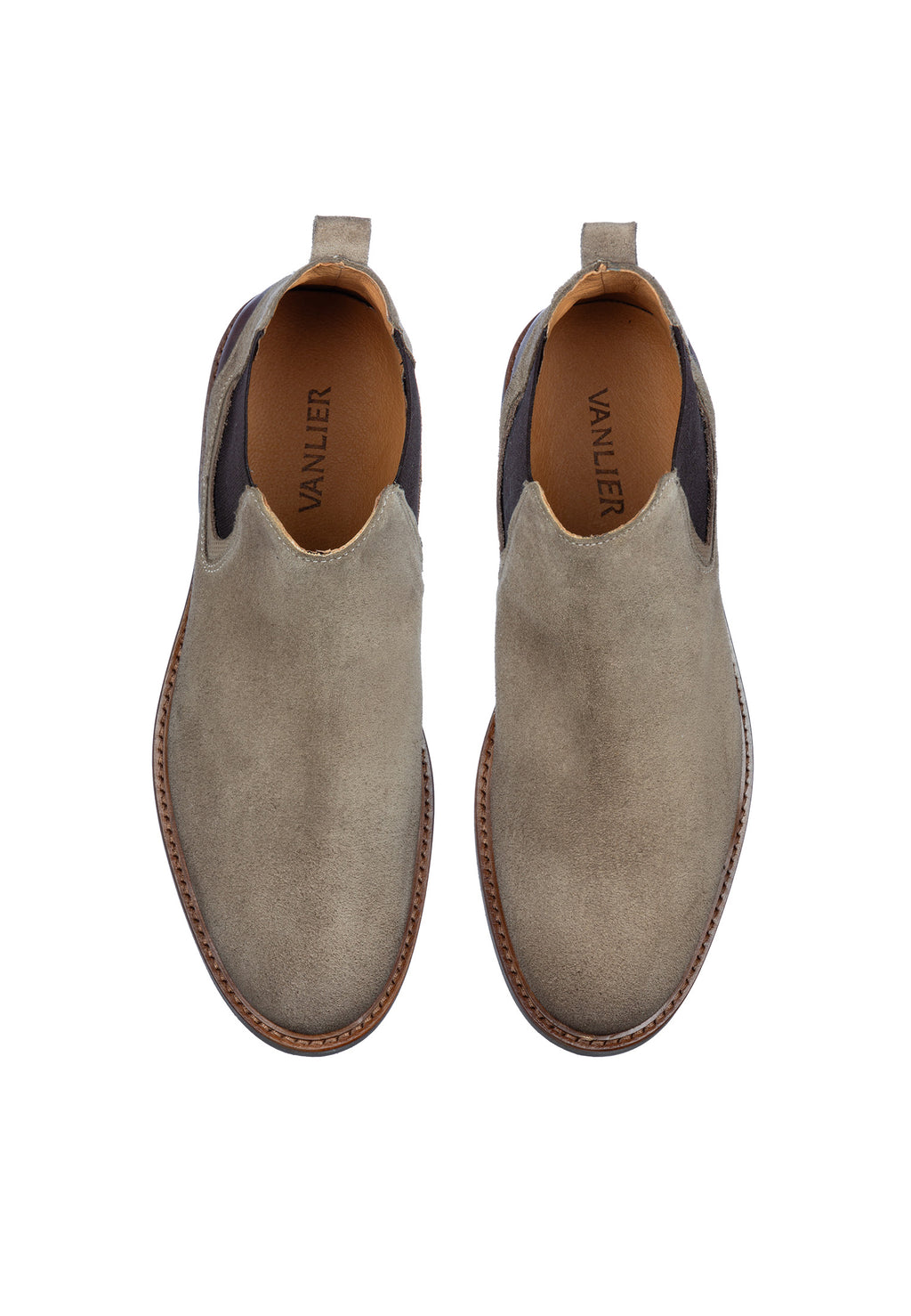 Taupe Suède Monti chelsea boot