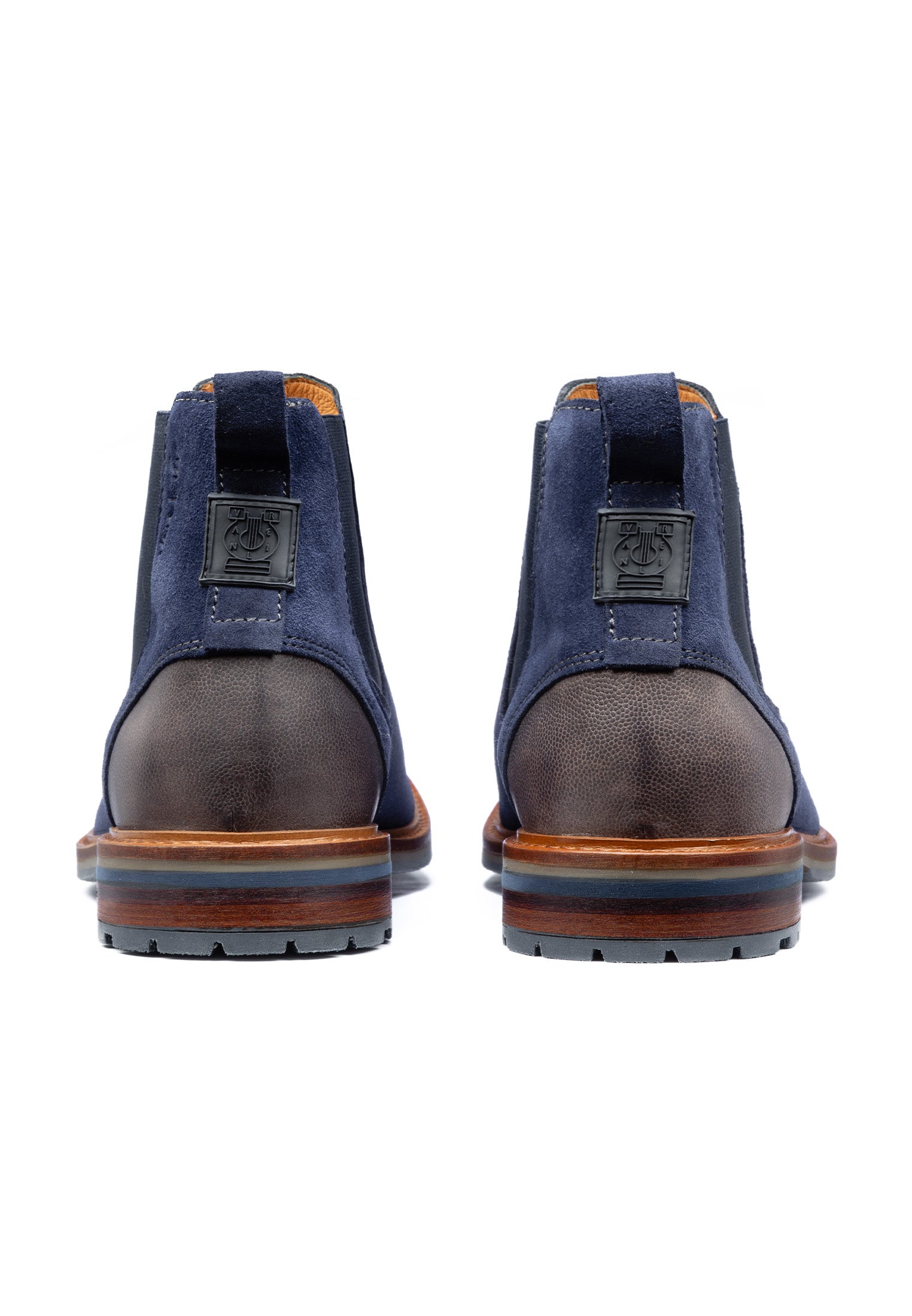 Blauw suède Monti chelsea boot