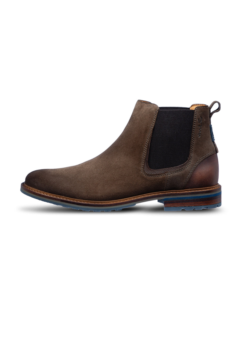 Testa di Moro suède Monti chelsea boot