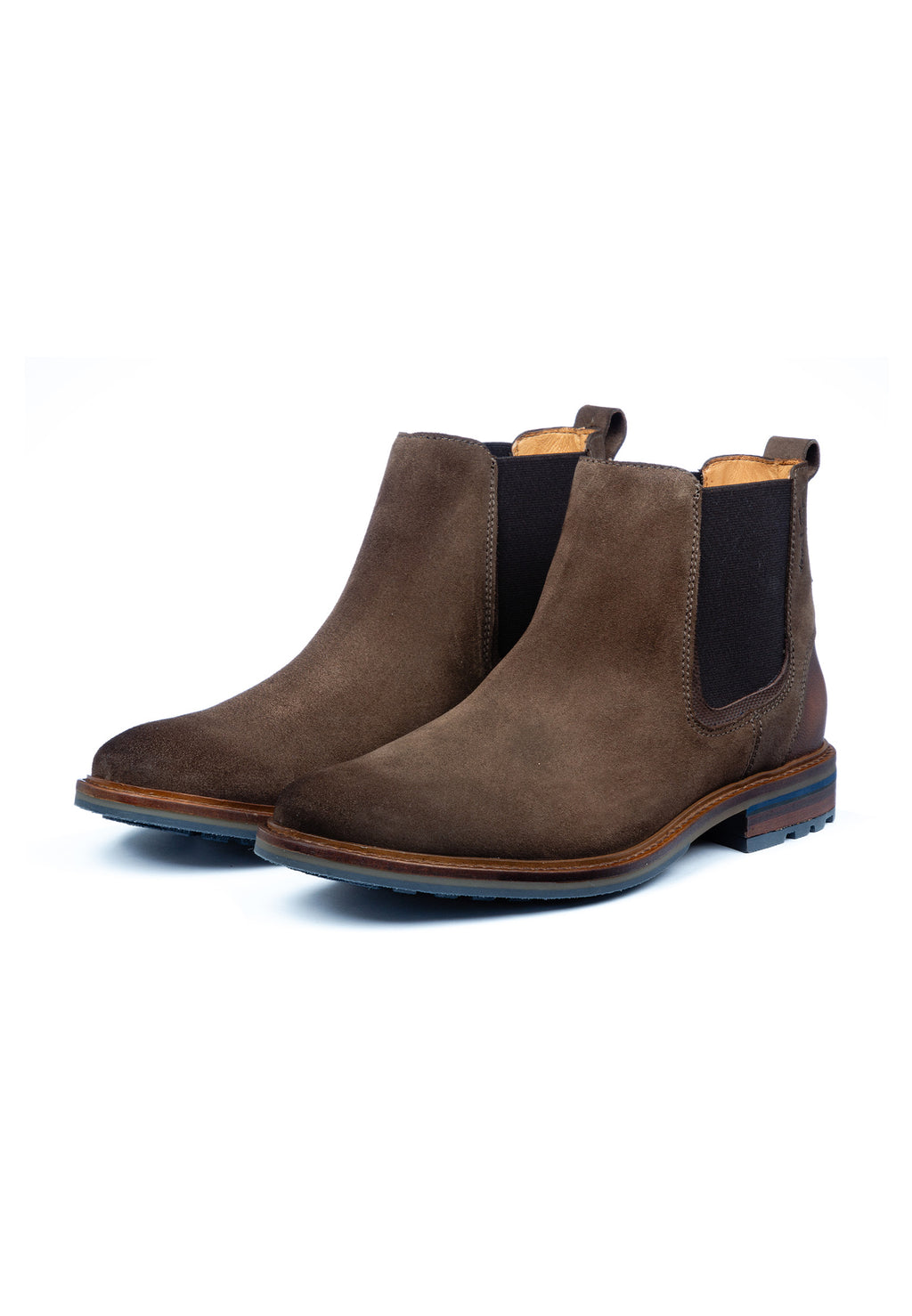 Testa di Moro suède Monti chelsea boot