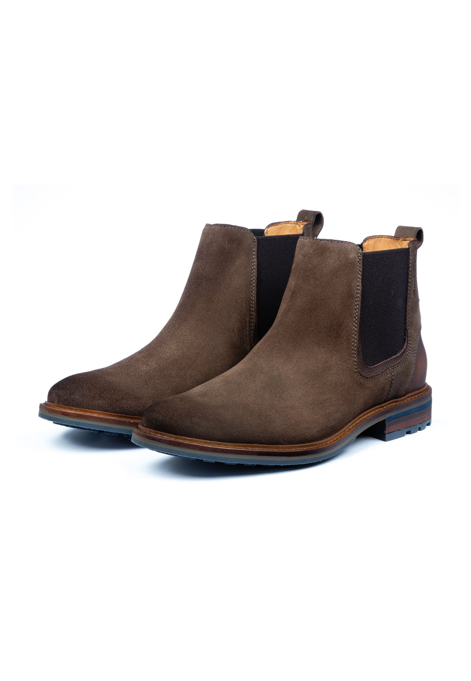 Testa di Moro suède Monti chelsea boot