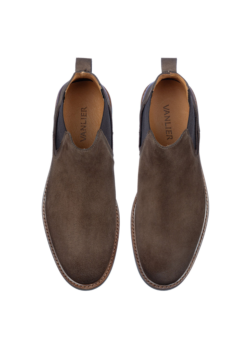 Testa di Moro suède Monti chelsea boot