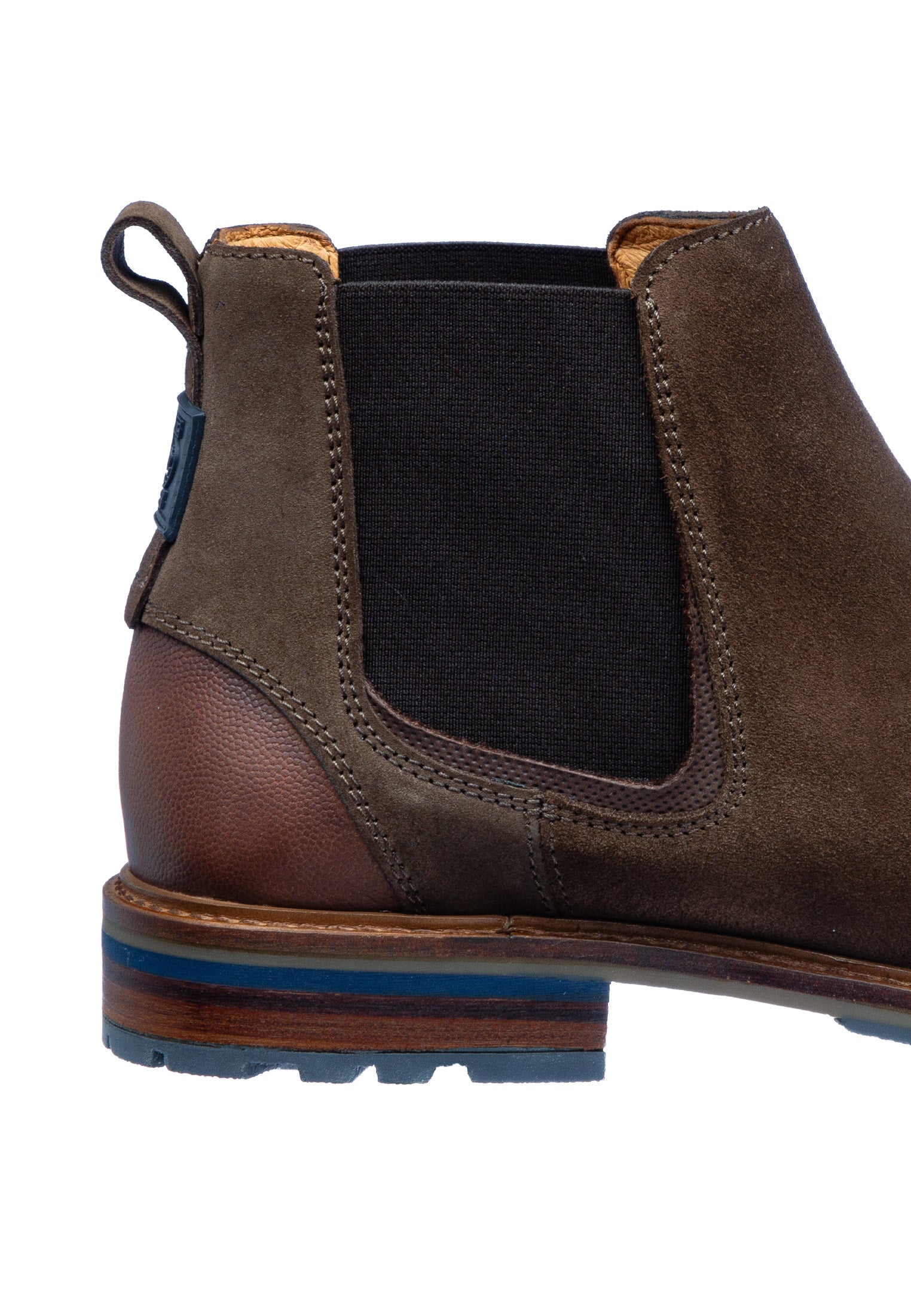 Testa di Moro suède Monti chelsea boot