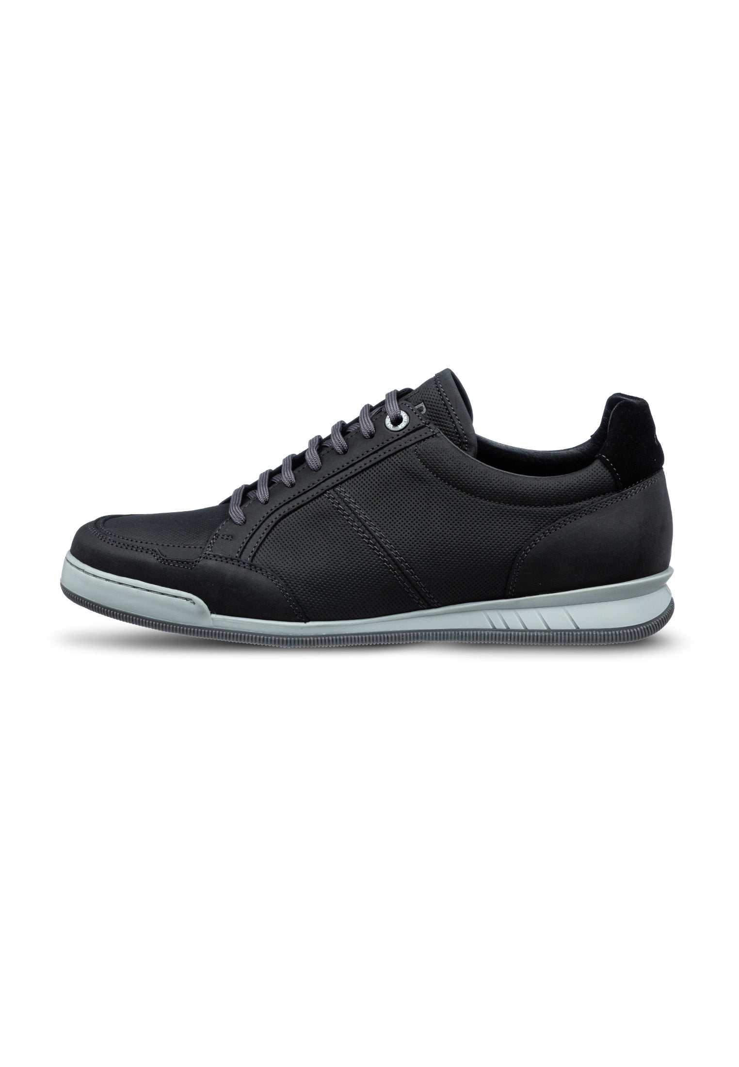 Zwart nubuck Magnus sneaker