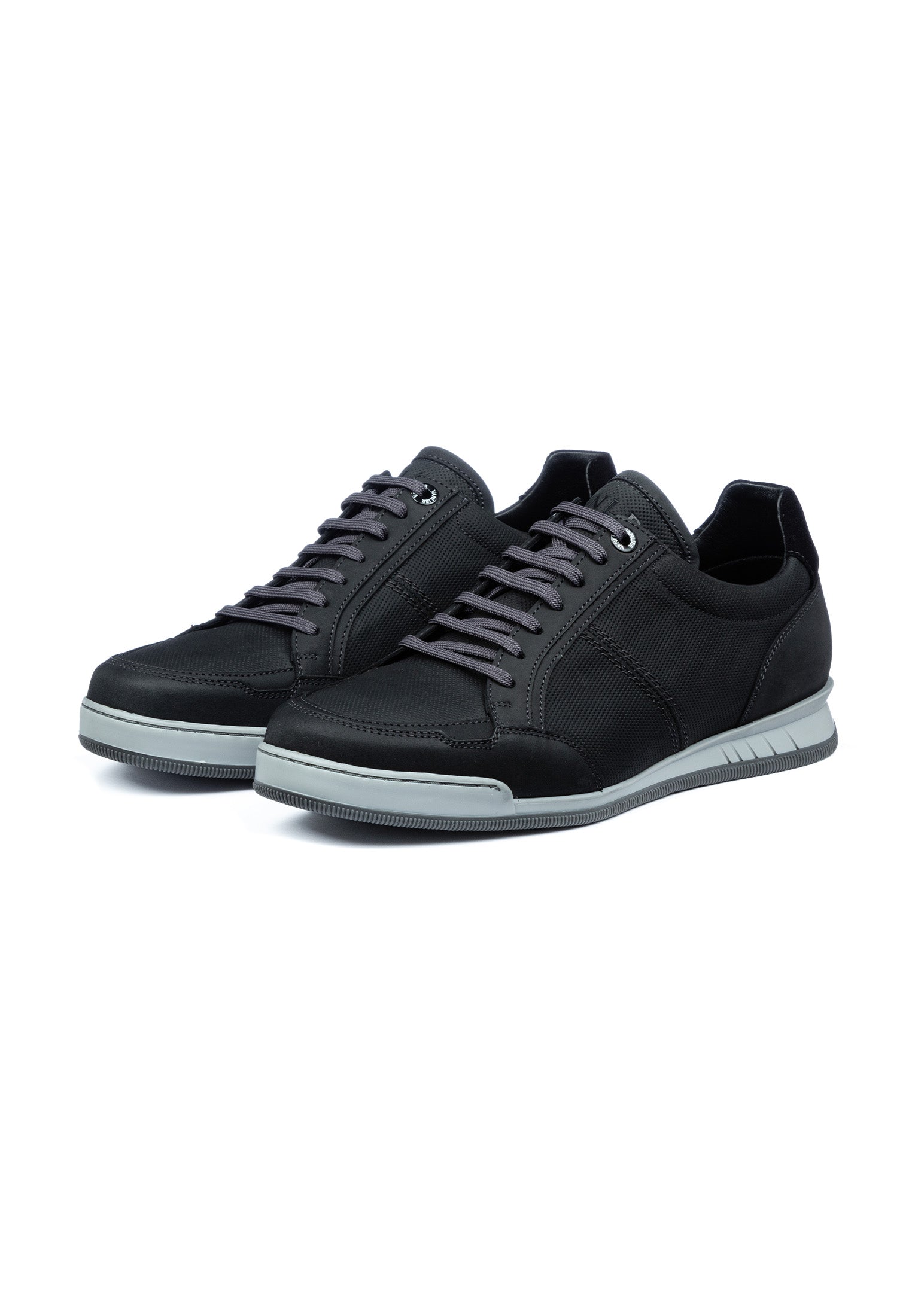 Zwart nubuck Magnus sneaker