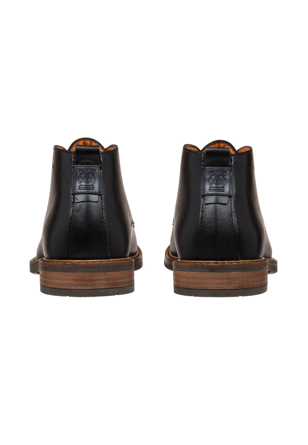 Anthracite gray smooth leather Boston Boot