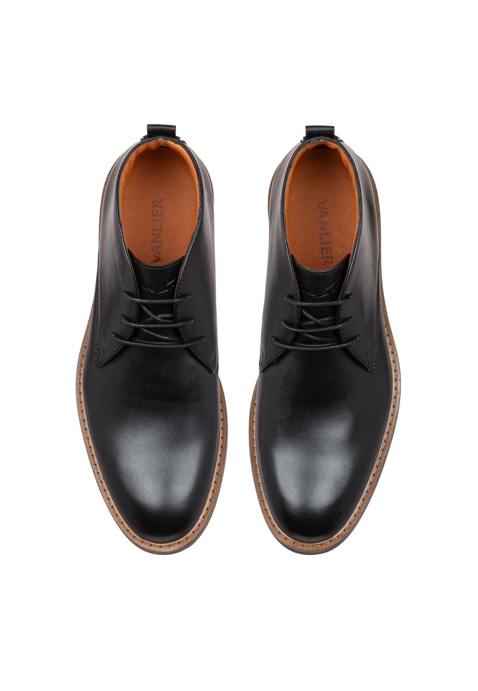 Anthracite gray smooth leather Boston Boot