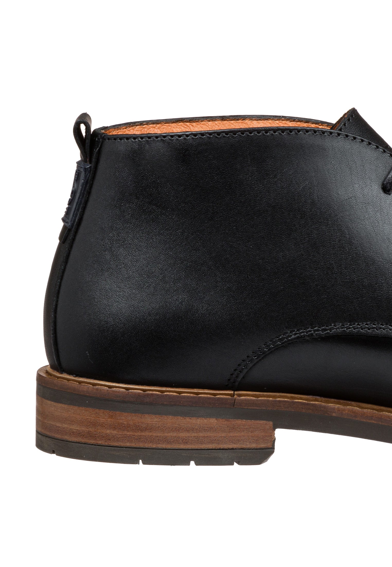 Anthracite gray smooth leather Boston Boot