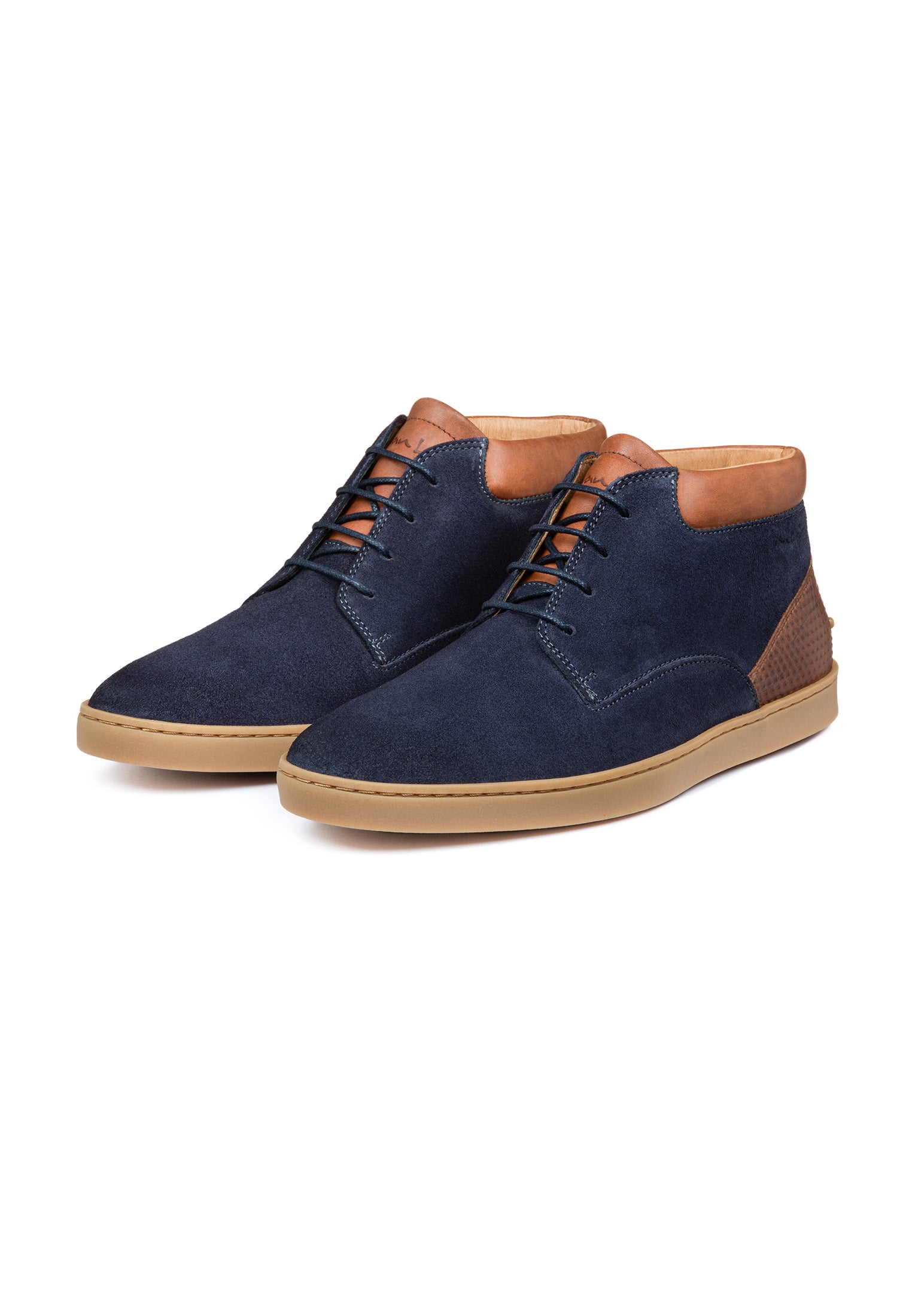 Navy suède Lugano boot