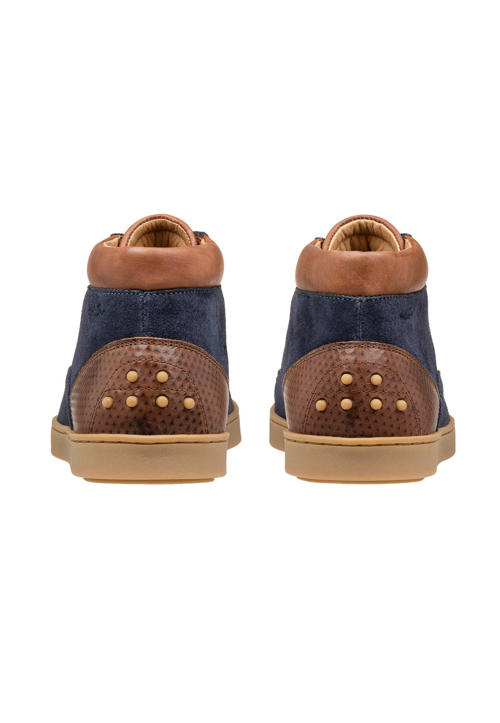 Navy suède Lugano boot