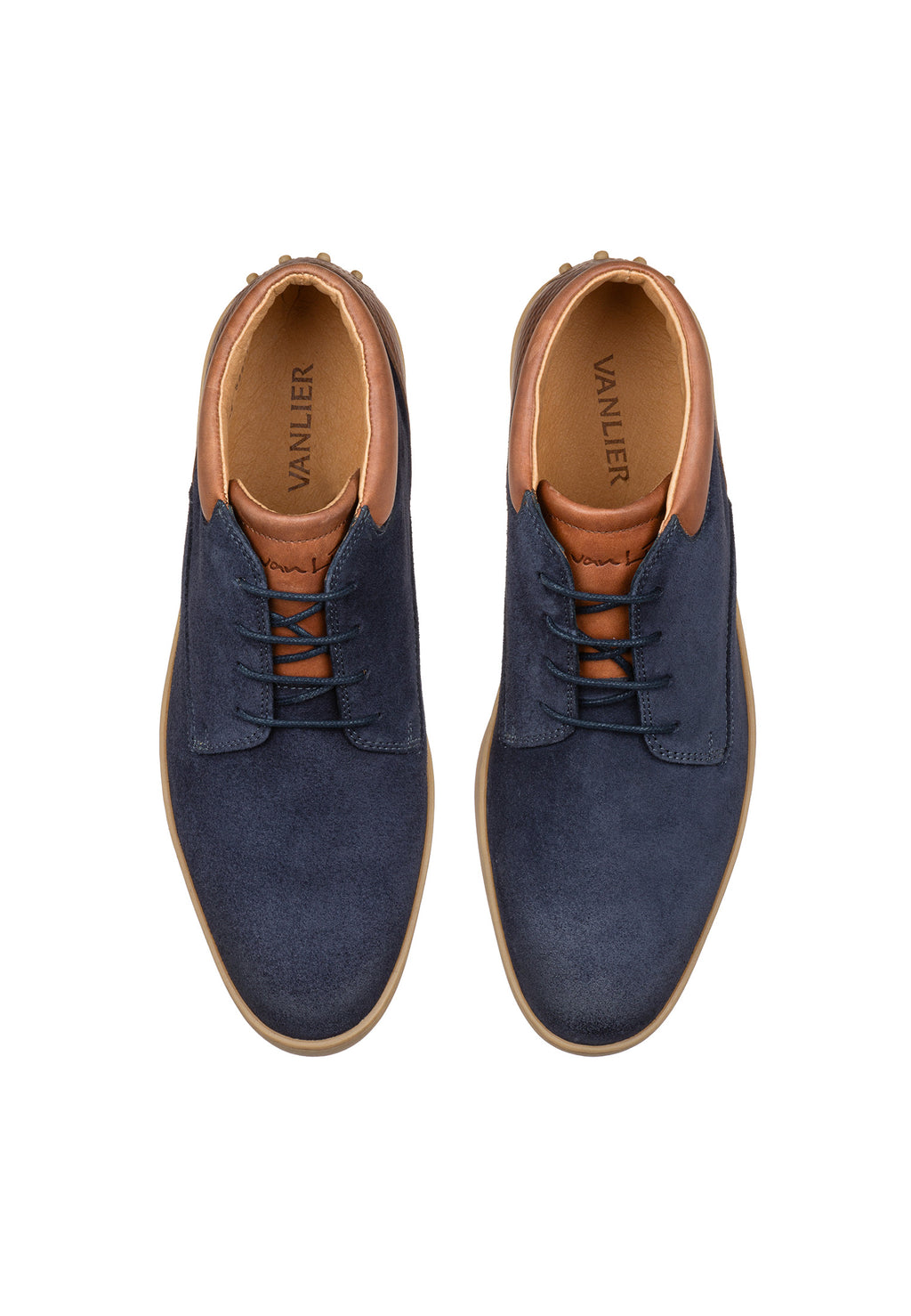 Navy suède Lugano boot